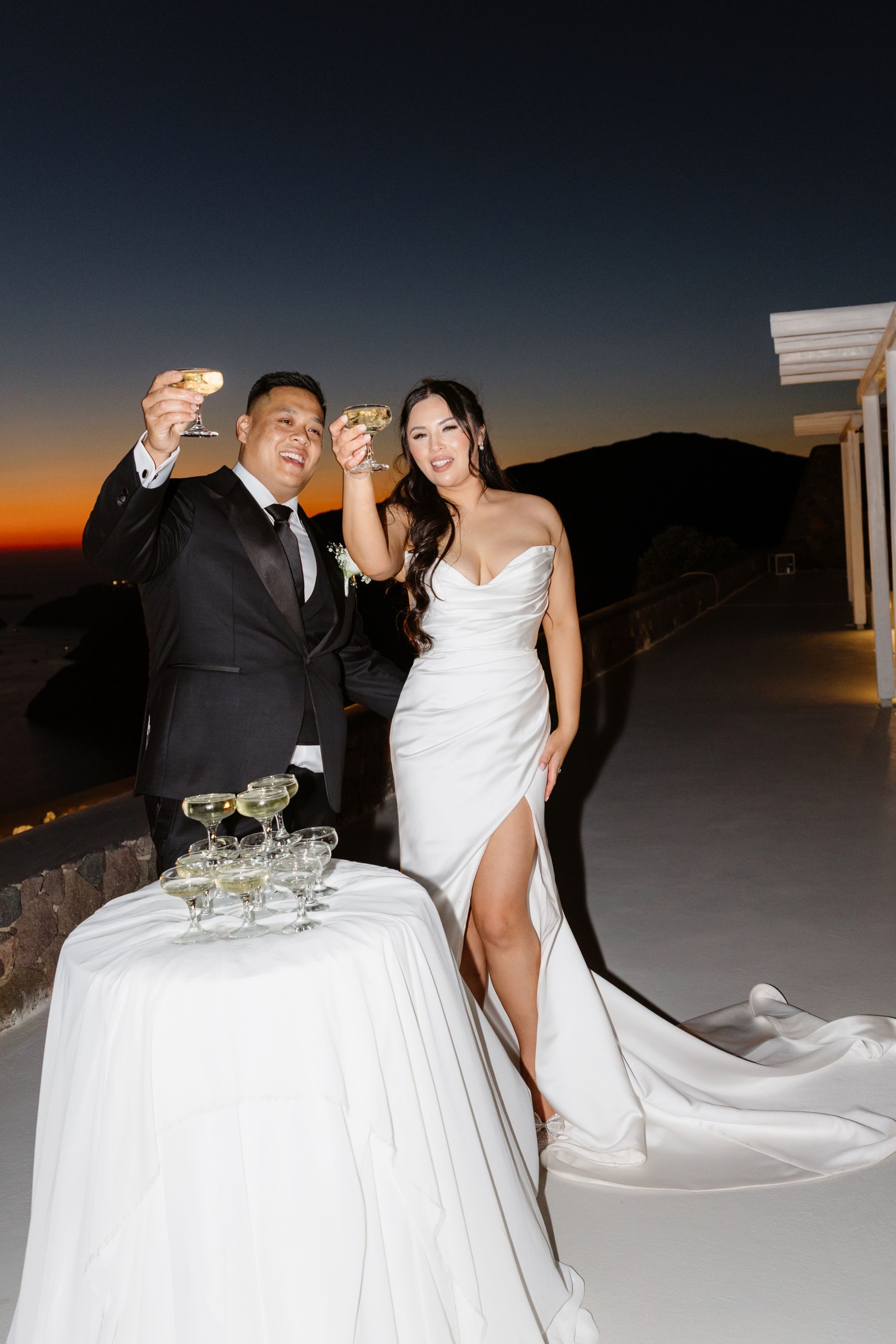 “Fourteen Years Later, He Reminds Me It Was Love at First Sight”: Janet &amp; Anthony’s Wedding at Aenaon Villas, Santorini photo