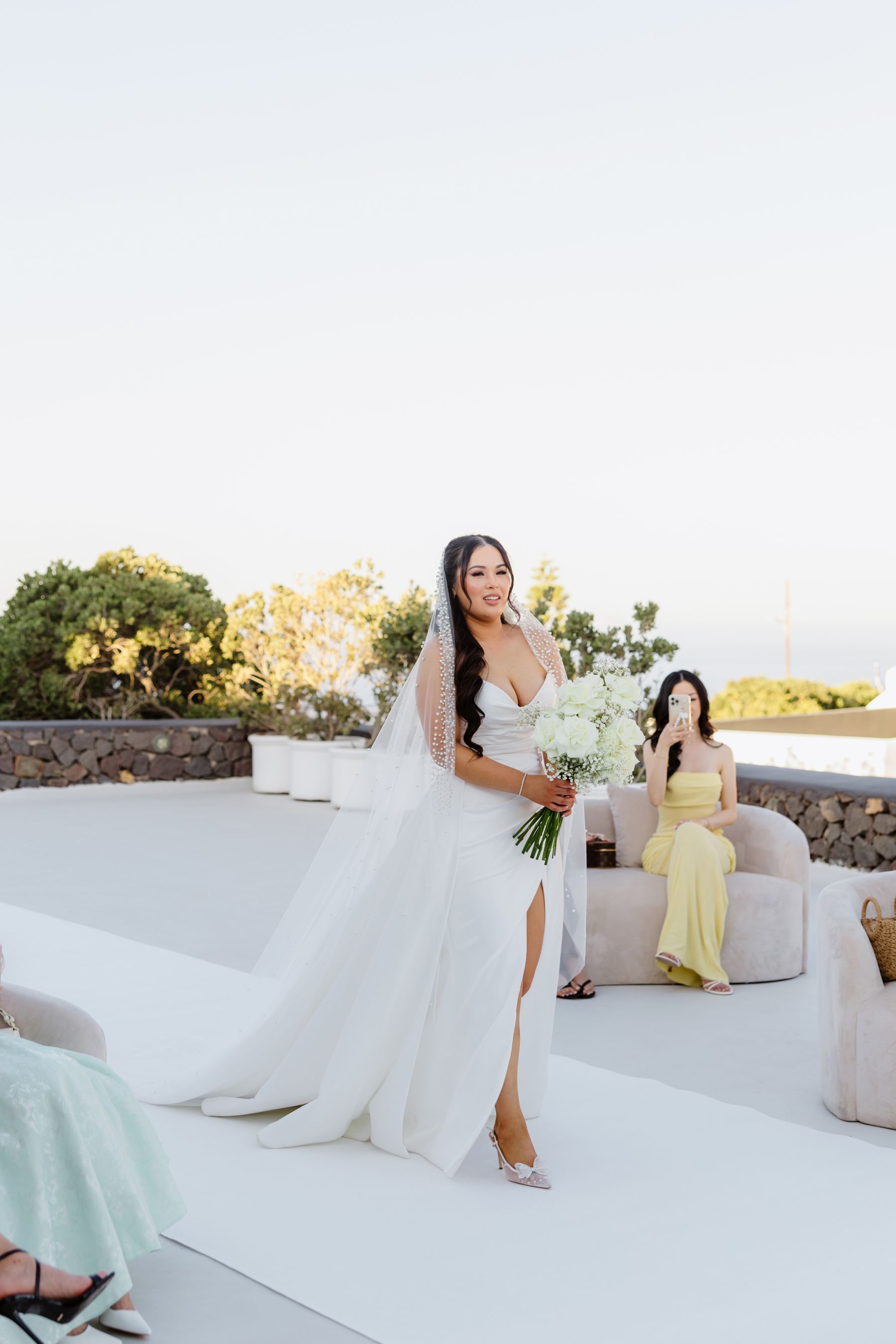 “Fourteen Years Later, He Reminds Me It Was Love at First Sight”: Janet &amp; Anthony’s Wedding at Aenaon Villas, Santorini photo