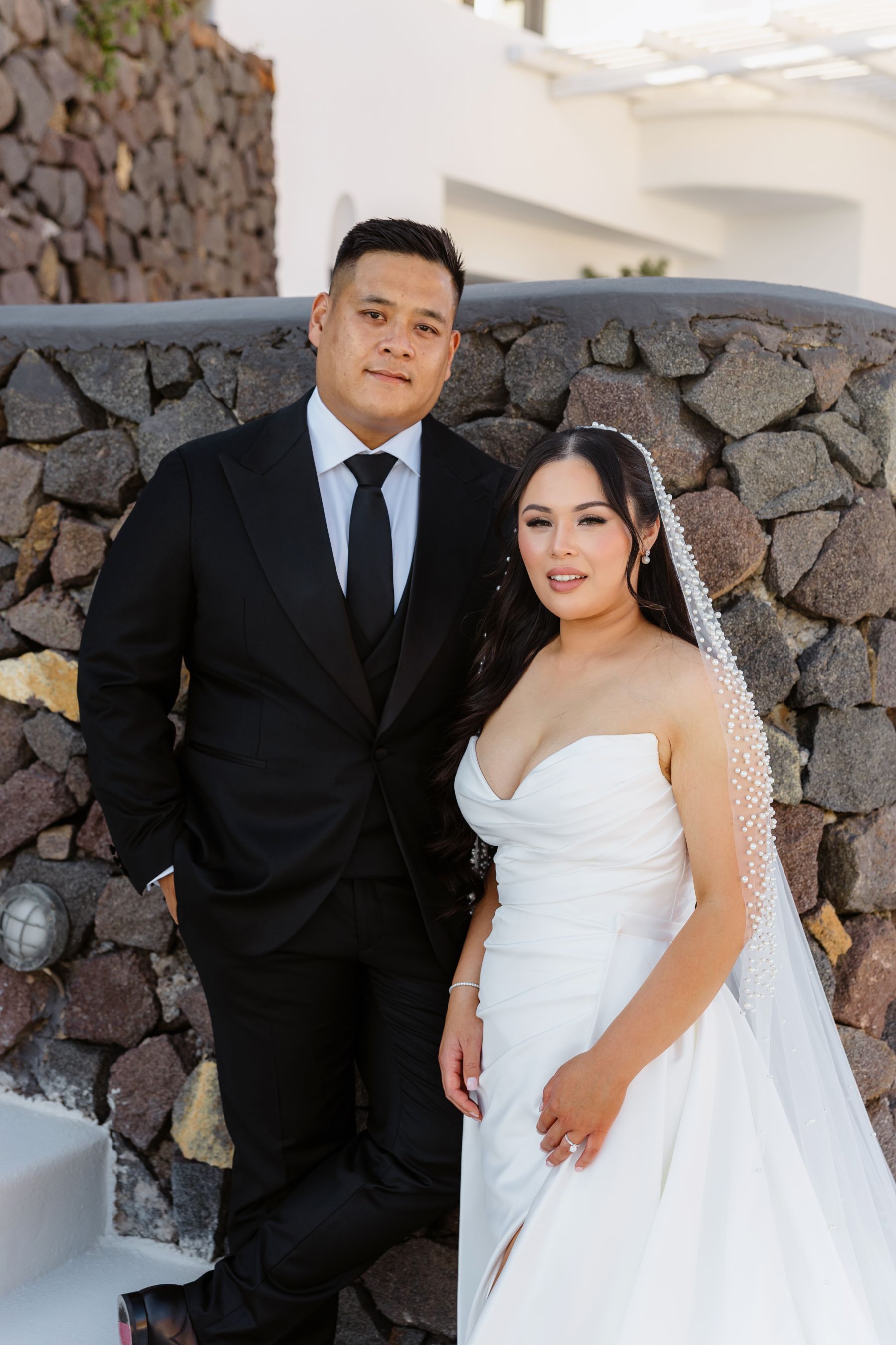 “Fourteen Years Later, He Reminds Me It Was Love at First Sight”: Janet &amp; Anthony’s Wedding at Aenaon Villas, Santorini photo