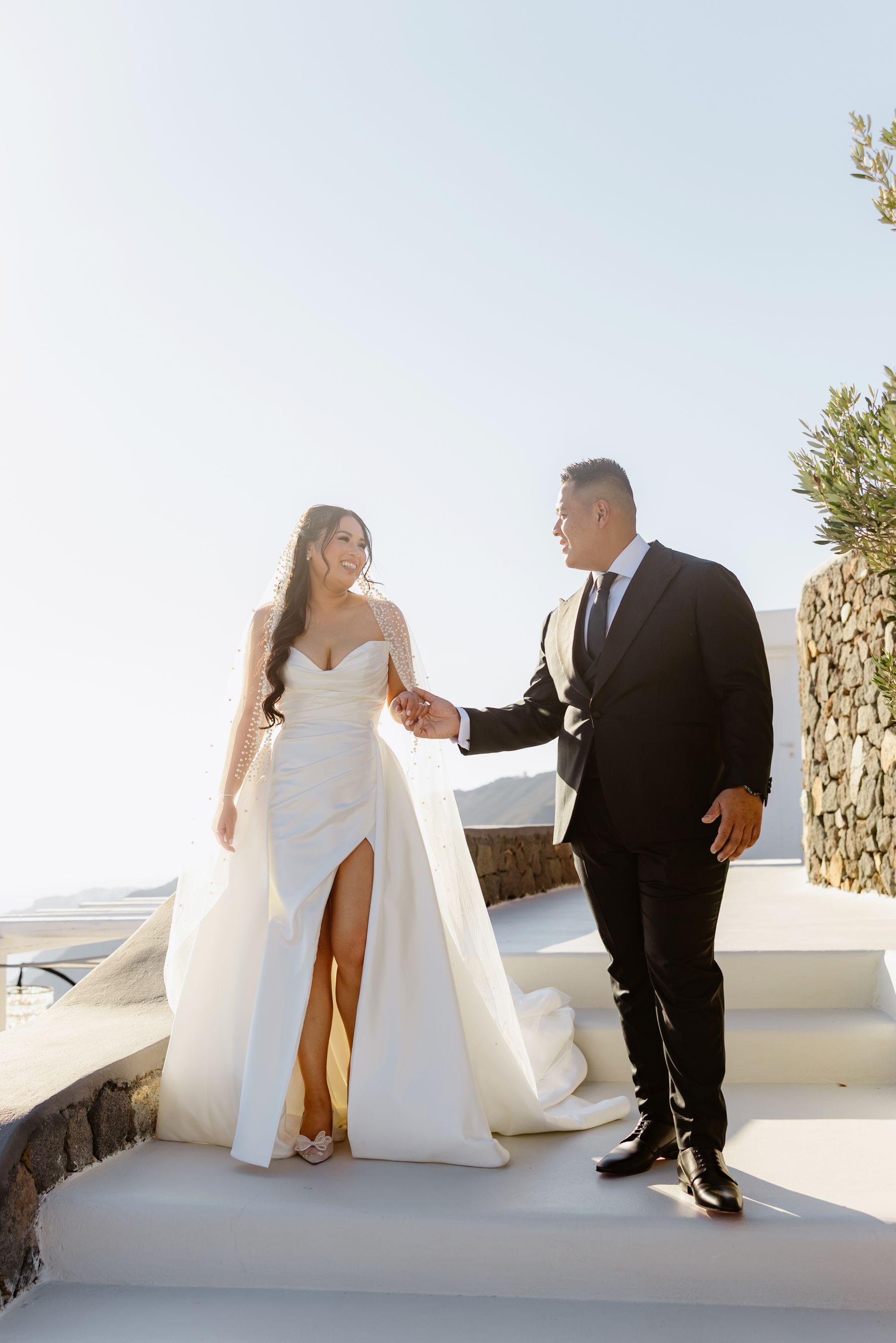 “Fourteen Years Later, He Reminds Me It Was Love at First Sight”: Janet &amp; Anthony’s Wedding at Aenaon Villas, Santorini photo