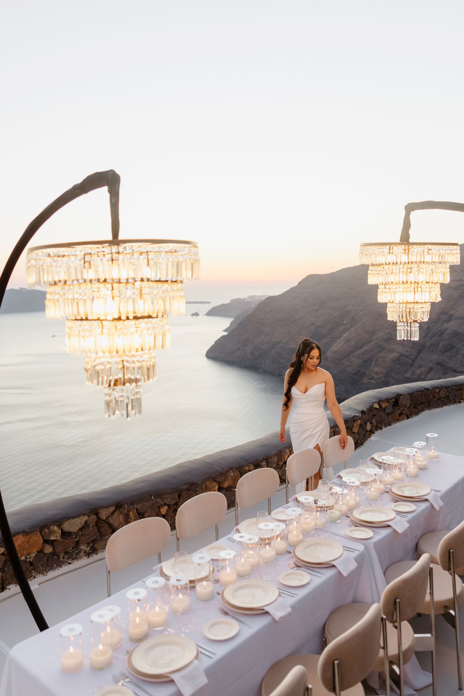 “Fourteen Years Later, He Reminds Me It Was Love at First Sight”: Janet &amp; Anthony’s Wedding at Aenaon Villas, Santorini photo