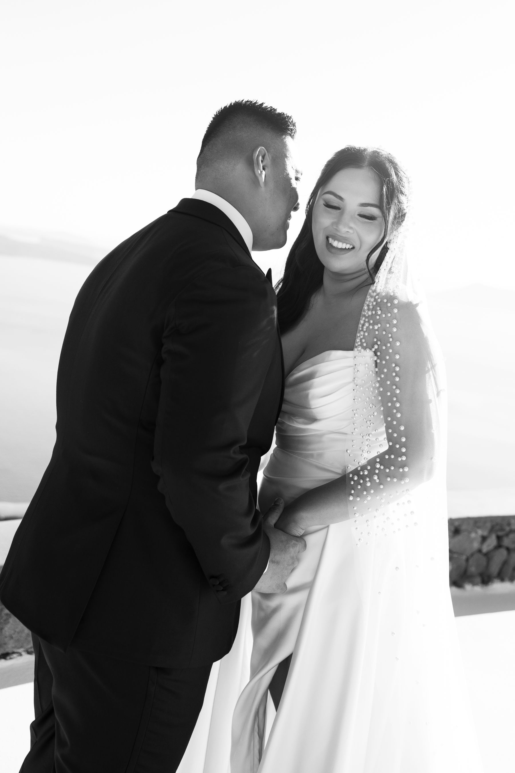 “Fourteen Years Later, He Reminds Me It Was Love at First Sight”: Janet &amp; Anthony’s Wedding at Aenaon Villas, Santorini photo
