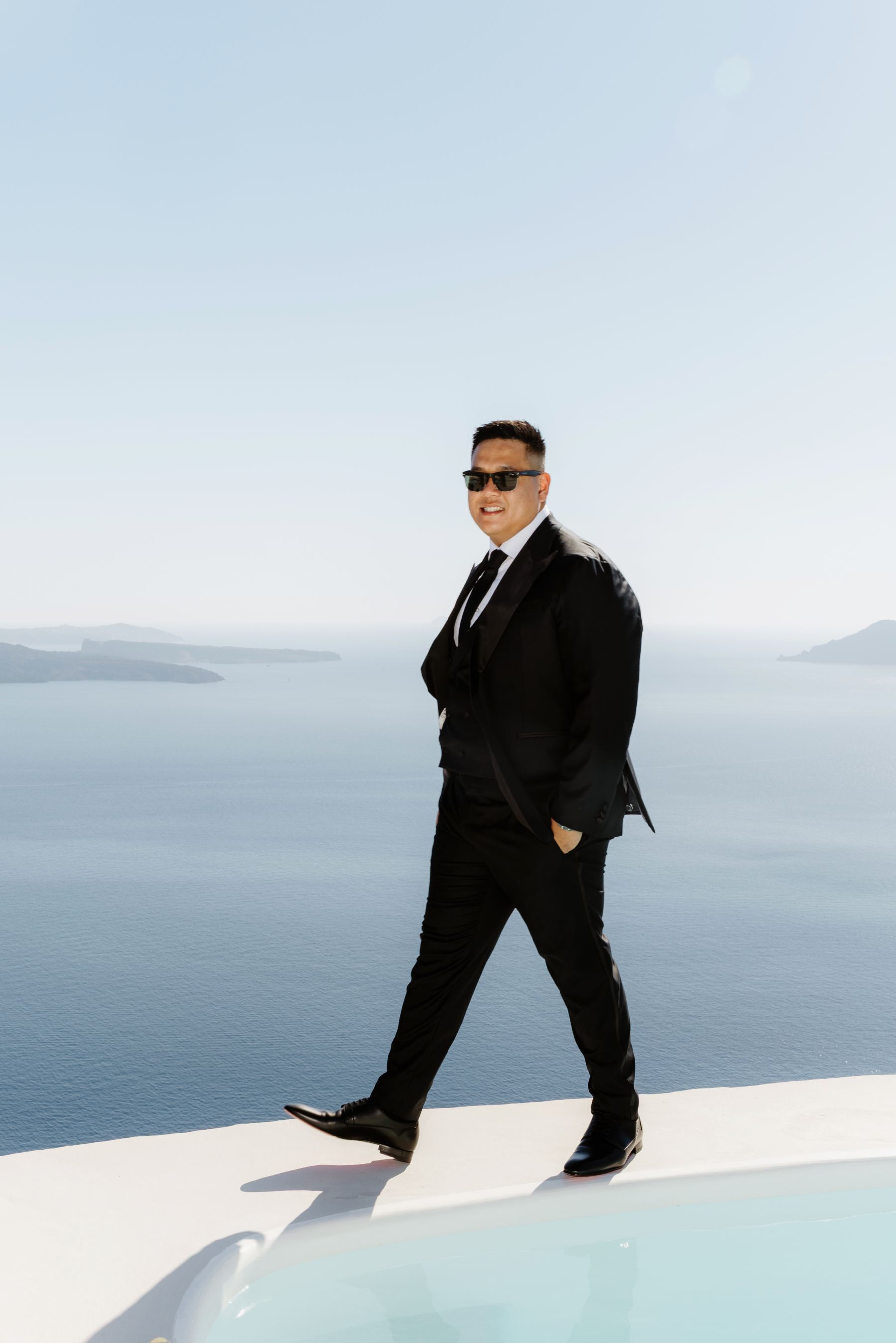 “Fourteen Years Later, He Reminds Me It Was Love at First Sight”: Janet &amp; Anthony’s Wedding at Aenaon Villas, Santorini photo