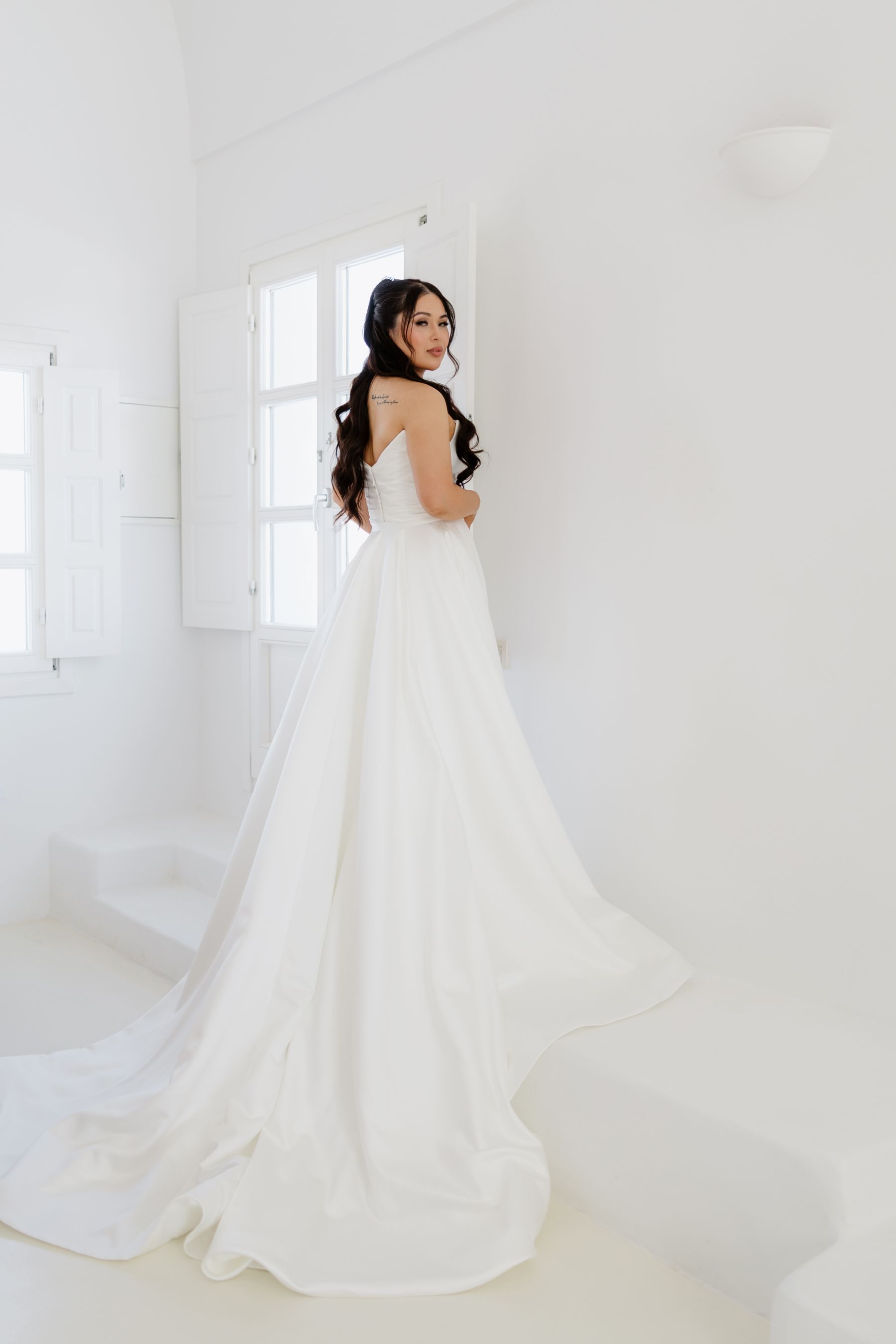 “Fourteen Years Later, He Reminds Me It Was Love at First Sight”: Janet &amp; Anthony’s Wedding at Aenaon Villas, Santorini photo
