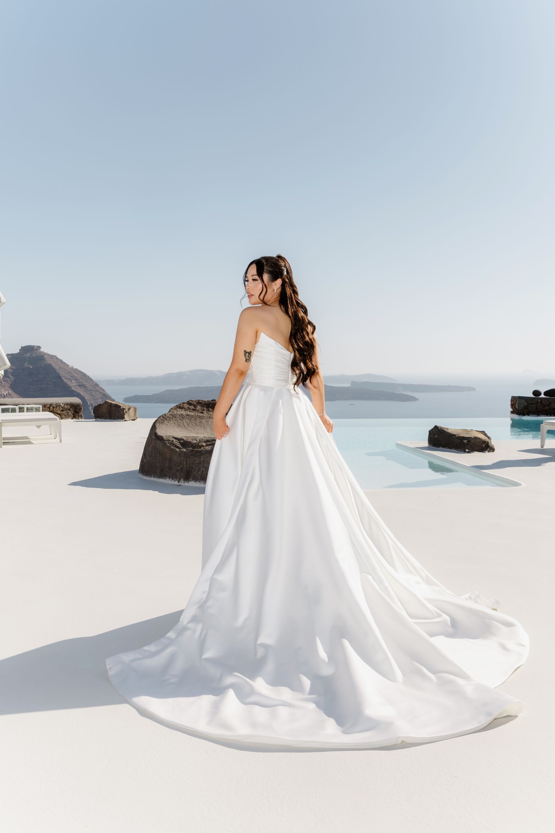 “Fourteen Years Later, He Reminds Me It Was Love at First Sight”: Janet &amp; Anthony’s Wedding at Aenaon Villas, Santorini photo