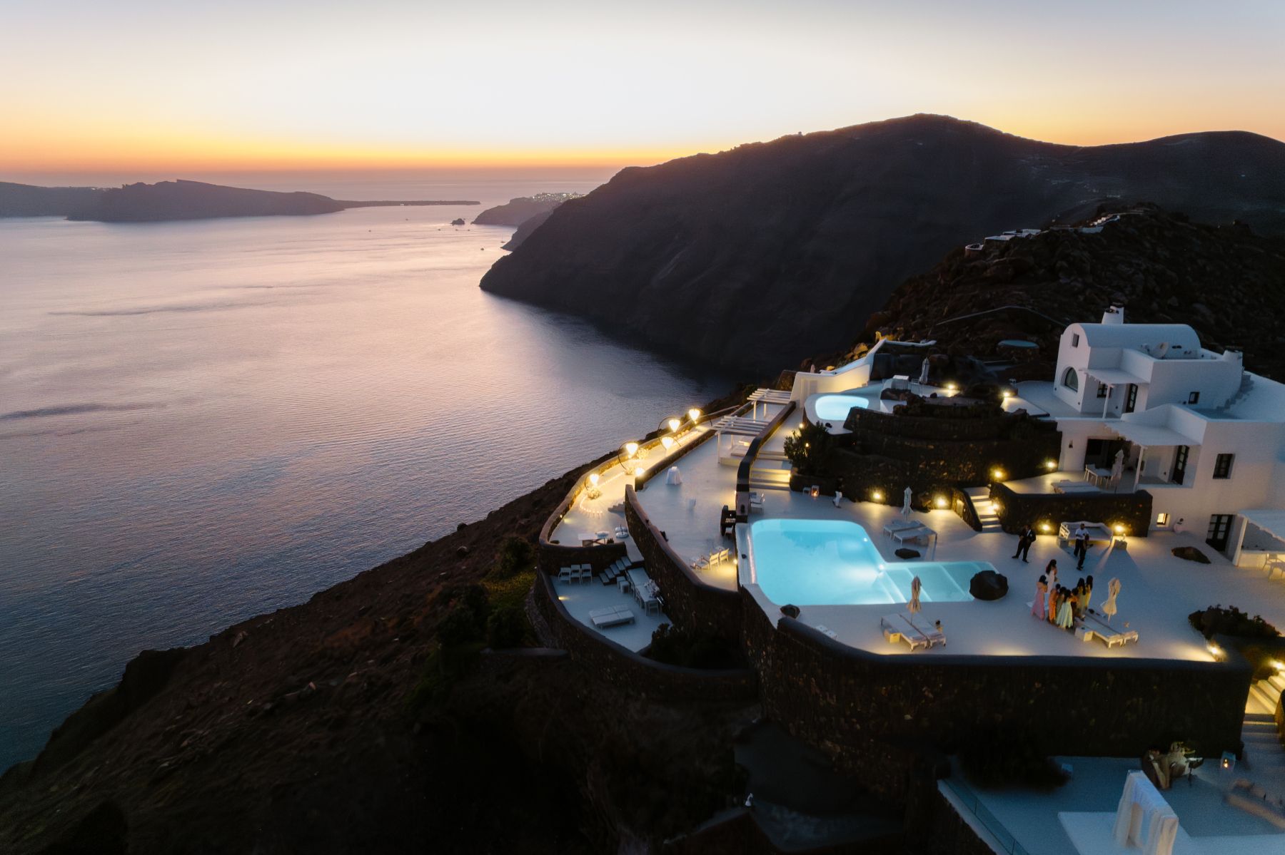 “Fourteen Years Later, He Reminds Me It Was Love at First Sight”: Janet &amp; Anthony’s Wedding at Aenaon Villas, Santorini photo