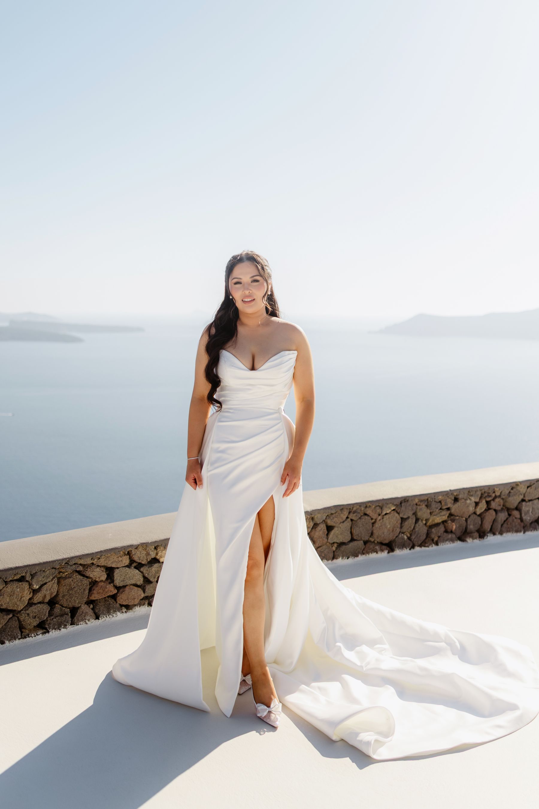 “Fourteen Years Later, He Reminds Me It Was Love at First Sight”: Janet &amp; Anthony’s Wedding at Aenaon Villas, Santorini photo