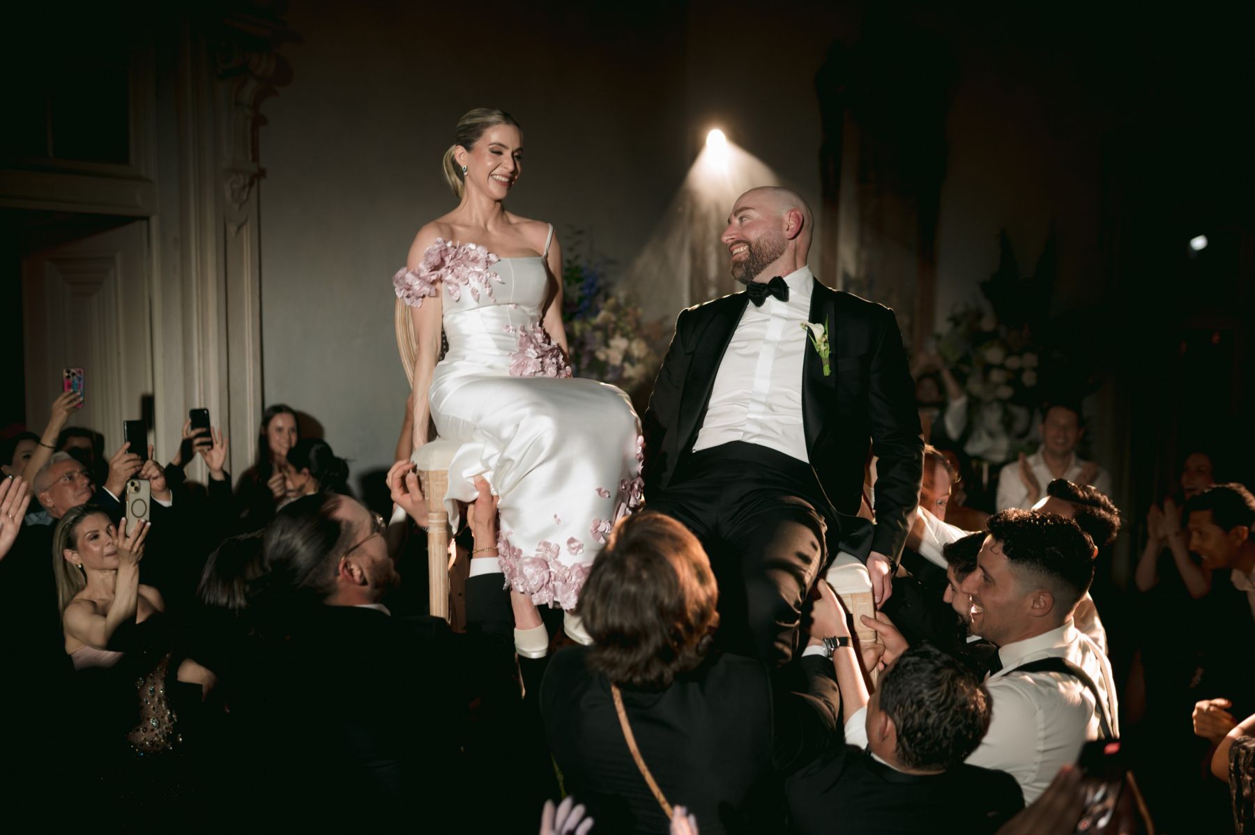 Timeless, Artistic, and Intentionally Dramatic: Andrea &amp; Jake's Wedding at Palácio Correio-Mor photo