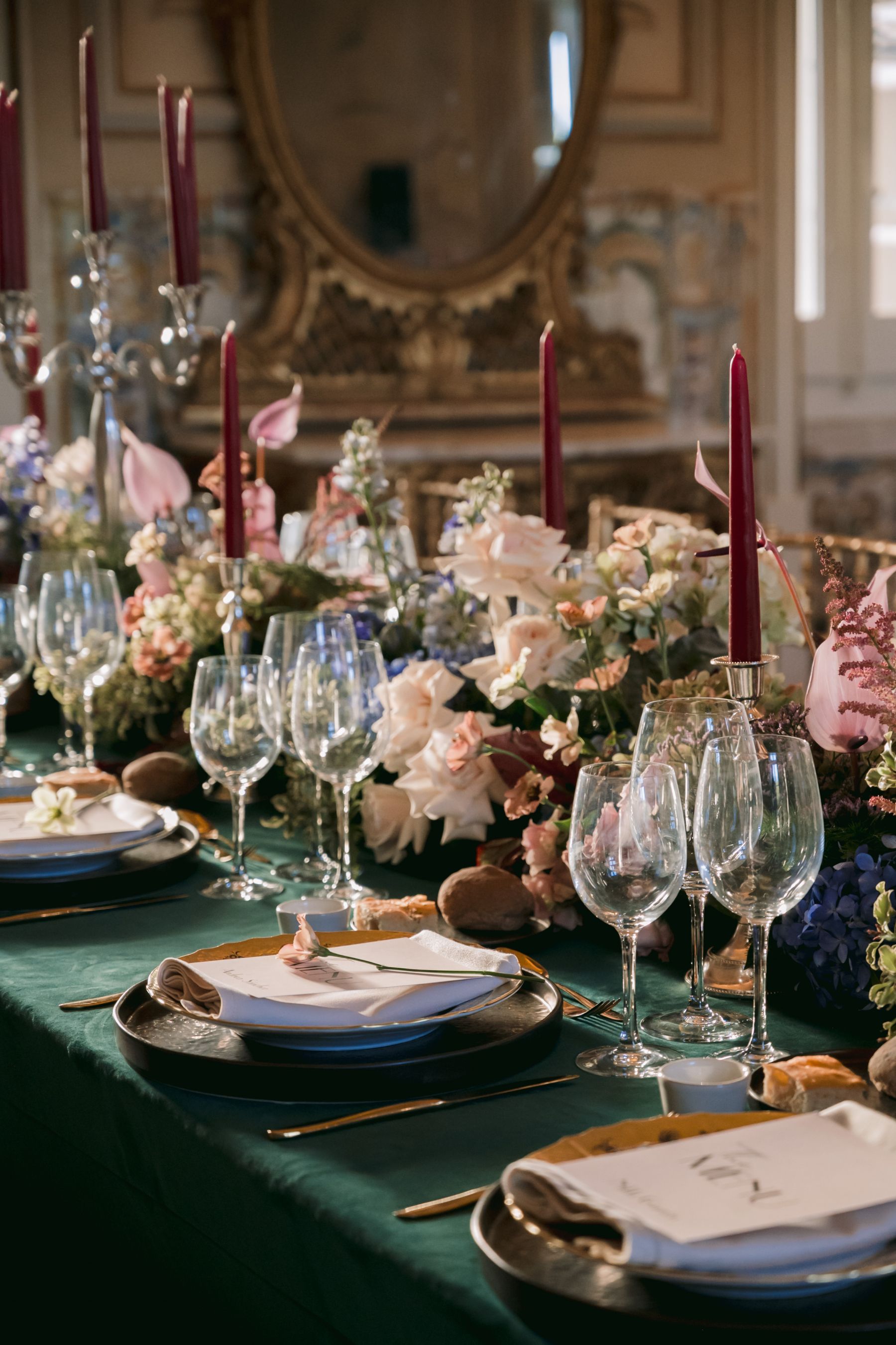 Timeless, Artistic, and Intentionally Dramatic: Andrea &amp; Jake's Wedding at Palácio Correio-Mor photo