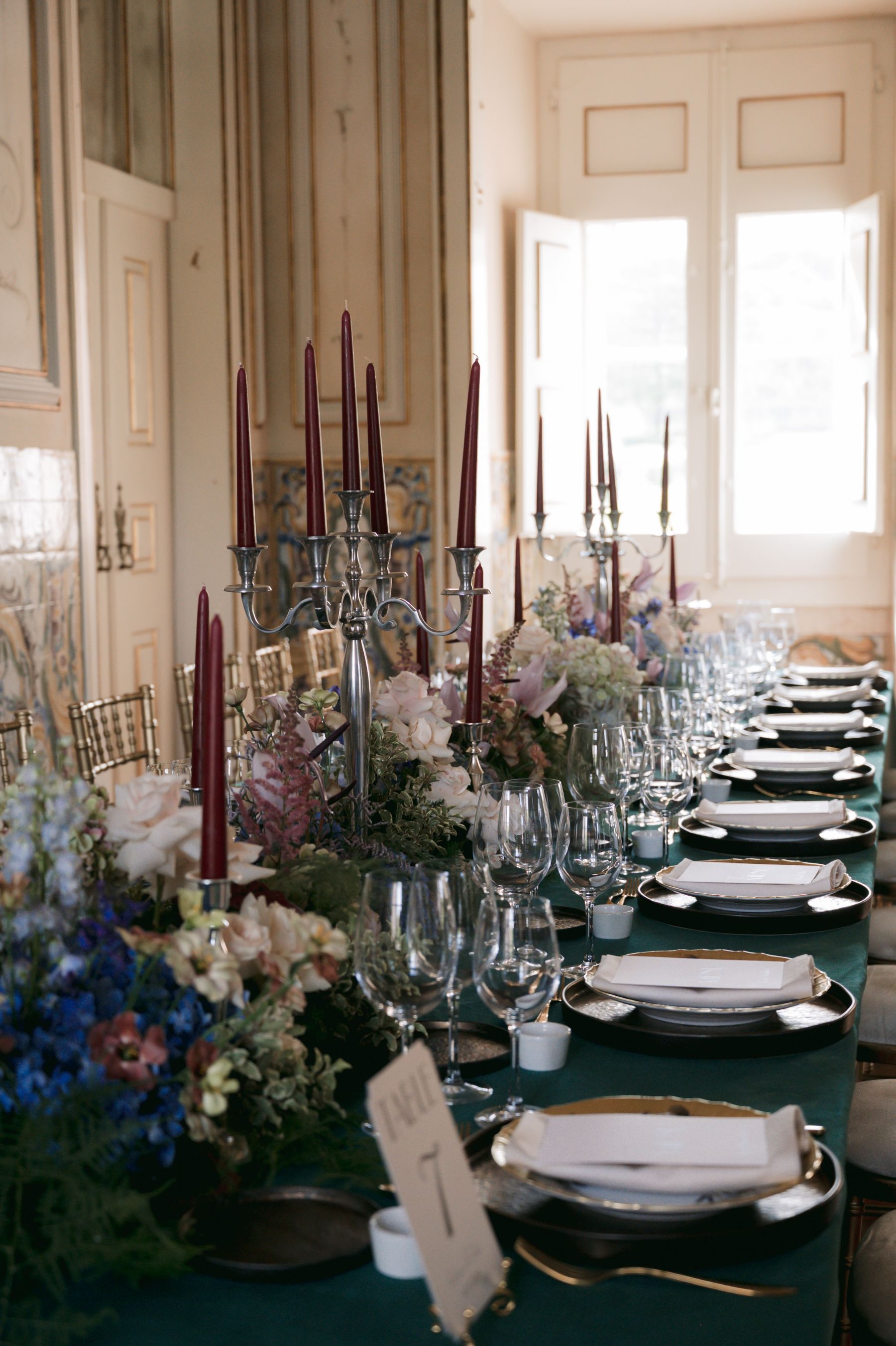 Timeless, Artistic, and Intentionally Dramatic: Andrea &amp; Jake's Wedding at Palácio Correio-Mor photo