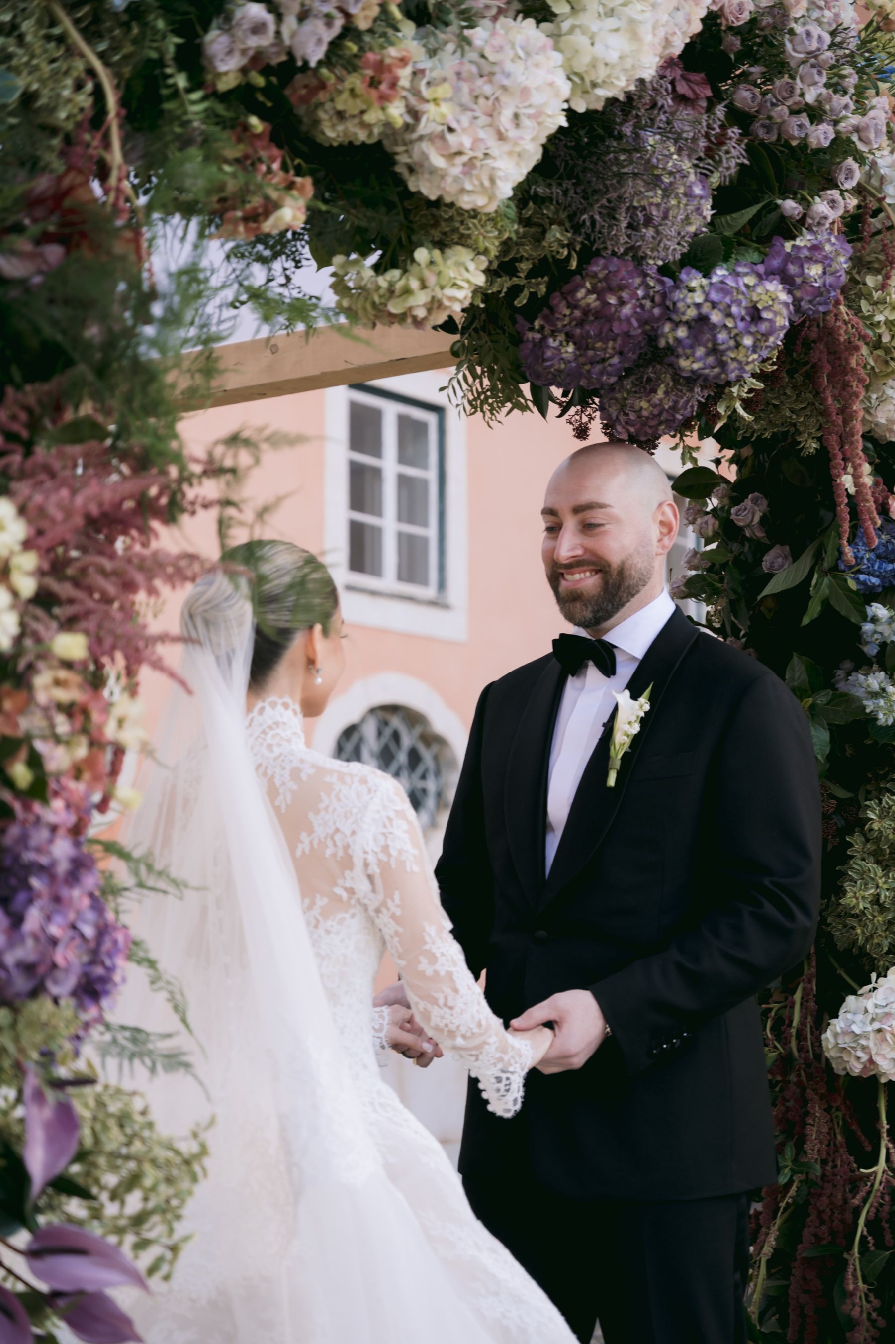 Timeless, Artistic, and Intentionally Dramatic: Andrea &amp; Jake's Wedding at Palácio Correio-Mor photo