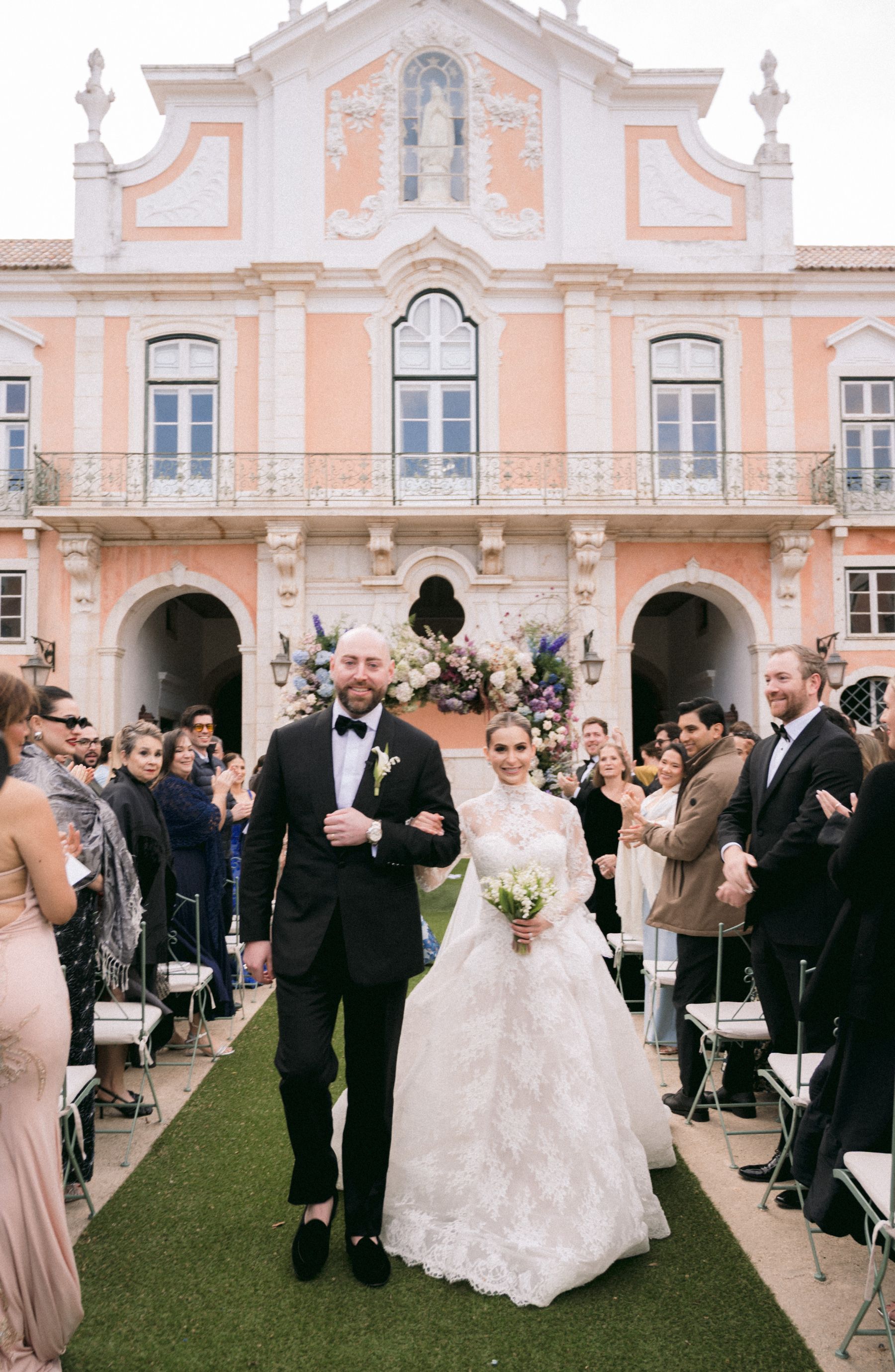 Timeless, Artistic, and Intentionally Dramatic: Andrea &amp; Jake's Wedding at Palácio Correio-Mor photo