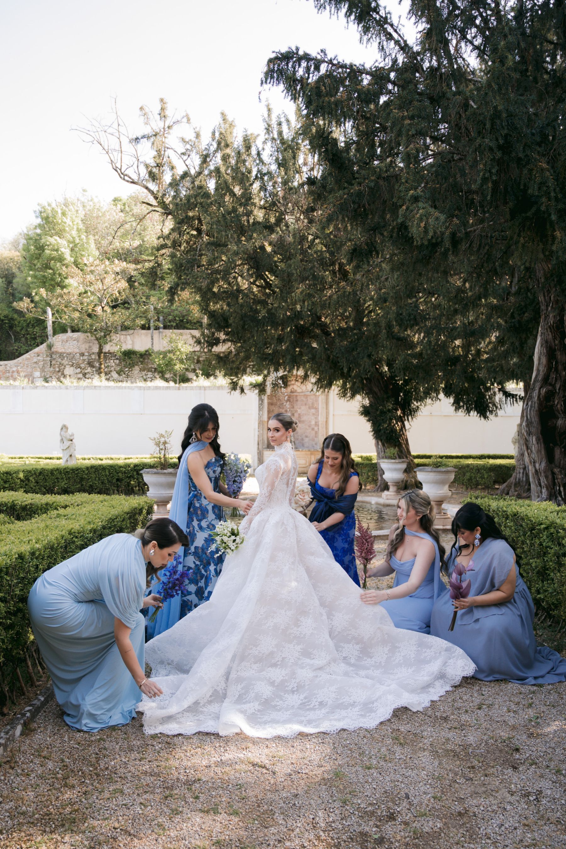 Timeless, Artistic, and Intentionally Dramatic: Andrea &amp; Jake's Wedding at Palácio Correio-Mor photo