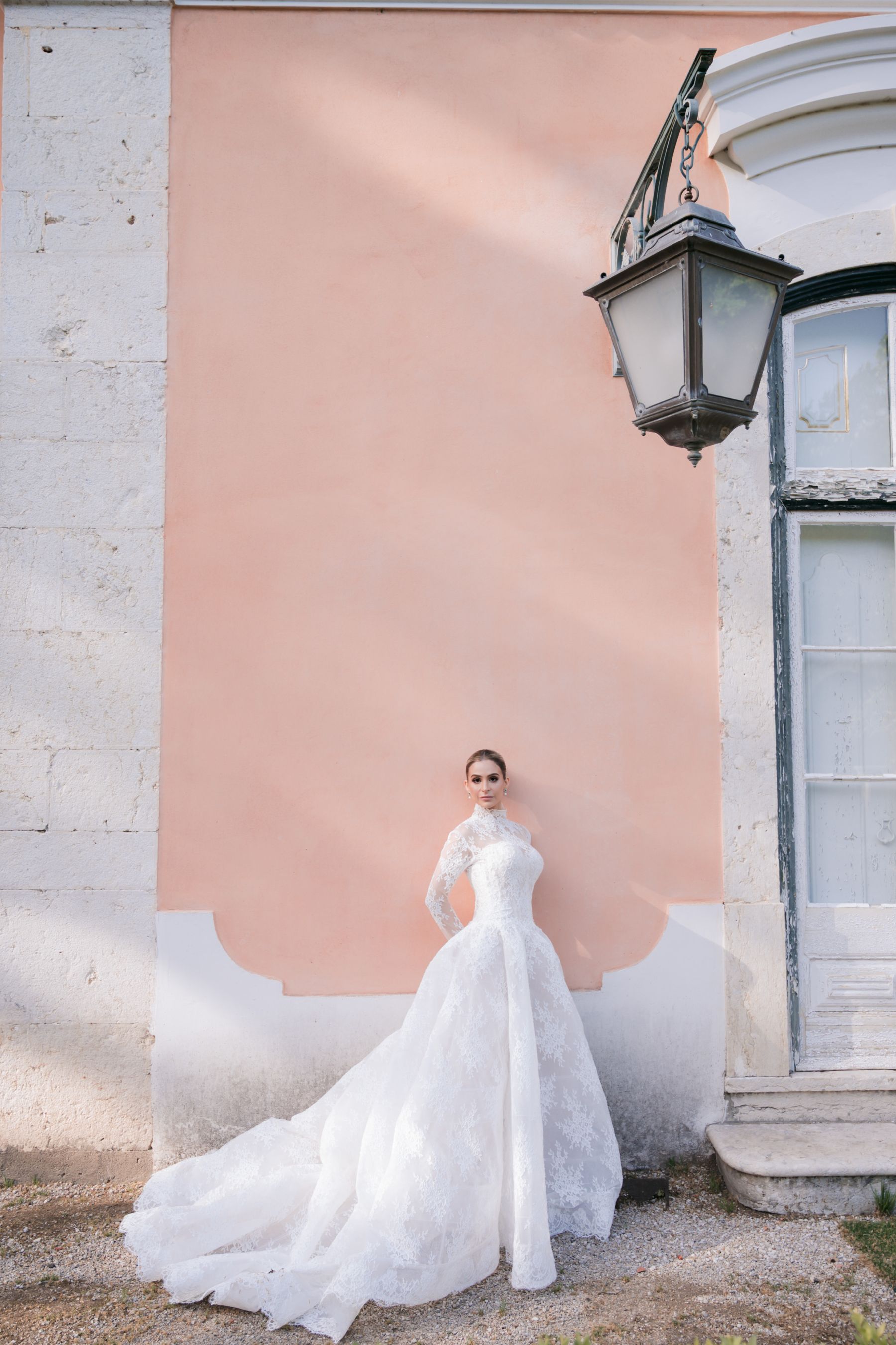 Timeless, Artistic, and Intentionally Dramatic: Andrea &amp; Jake's Wedding at Palácio Correio-Mor photo
