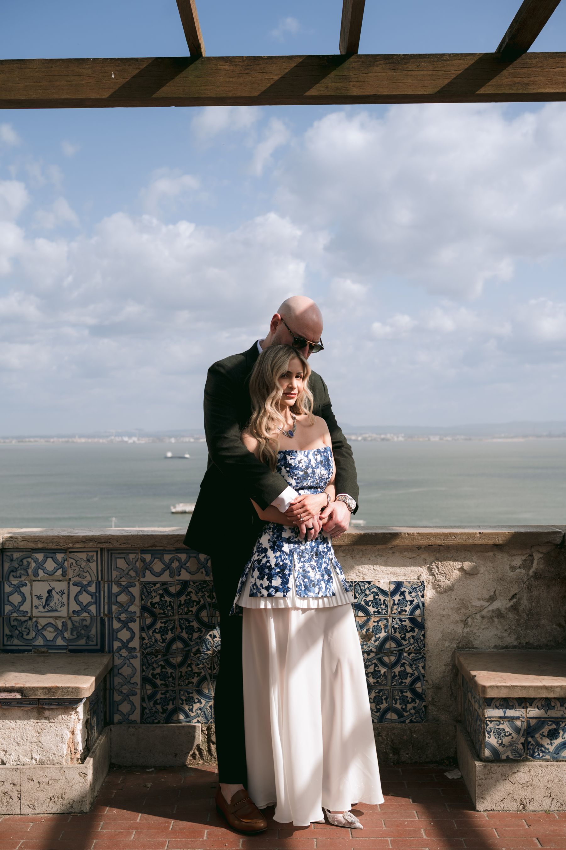 Timeless, Artistic, and Intentionally Dramatic: Andrea &amp; Jake's Wedding at Palácio Correio-Mor photo