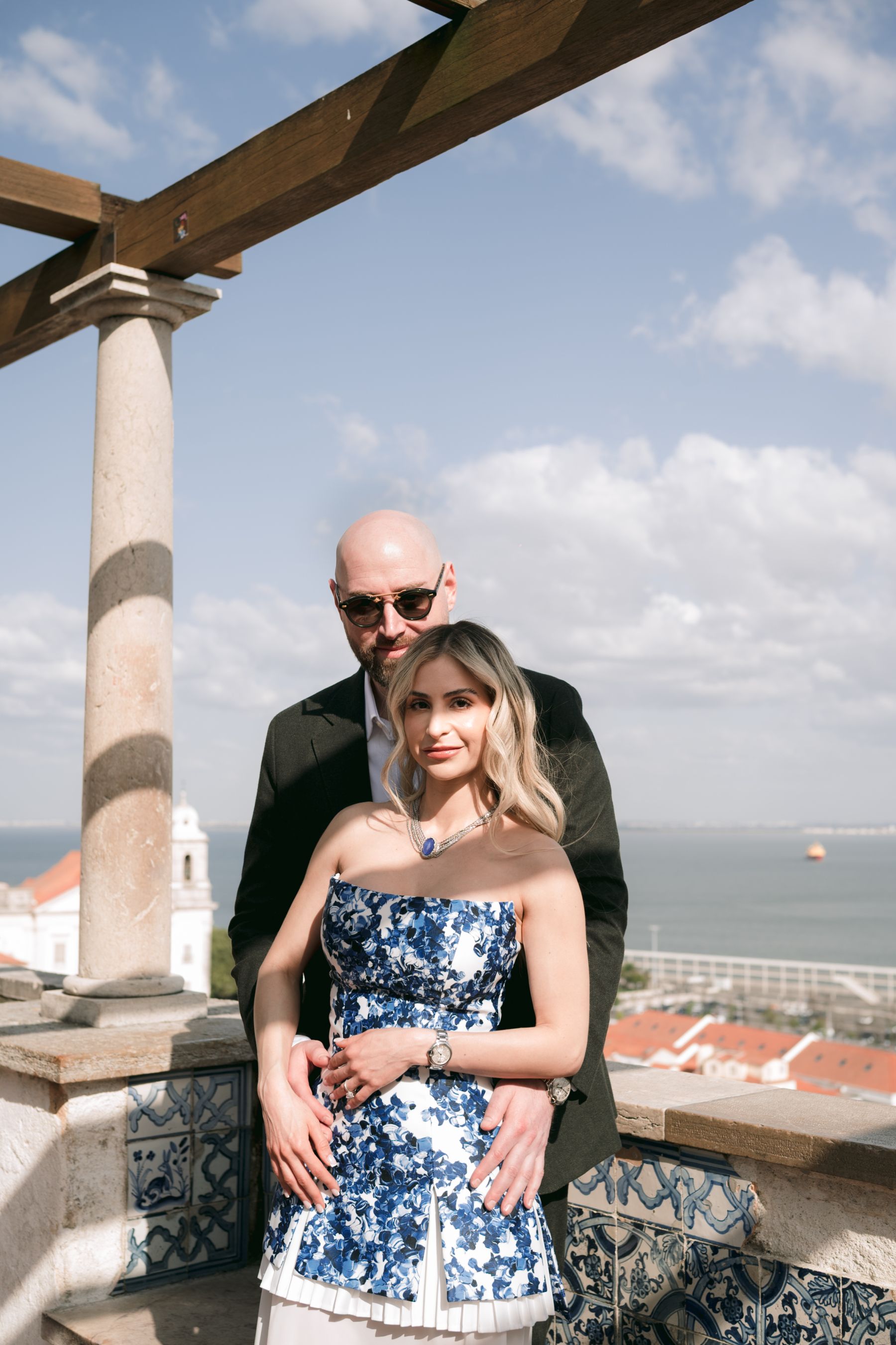 Timeless, Artistic, and Intentionally Dramatic: Andrea &amp; Jake's Wedding at Palácio Correio-Mor photo