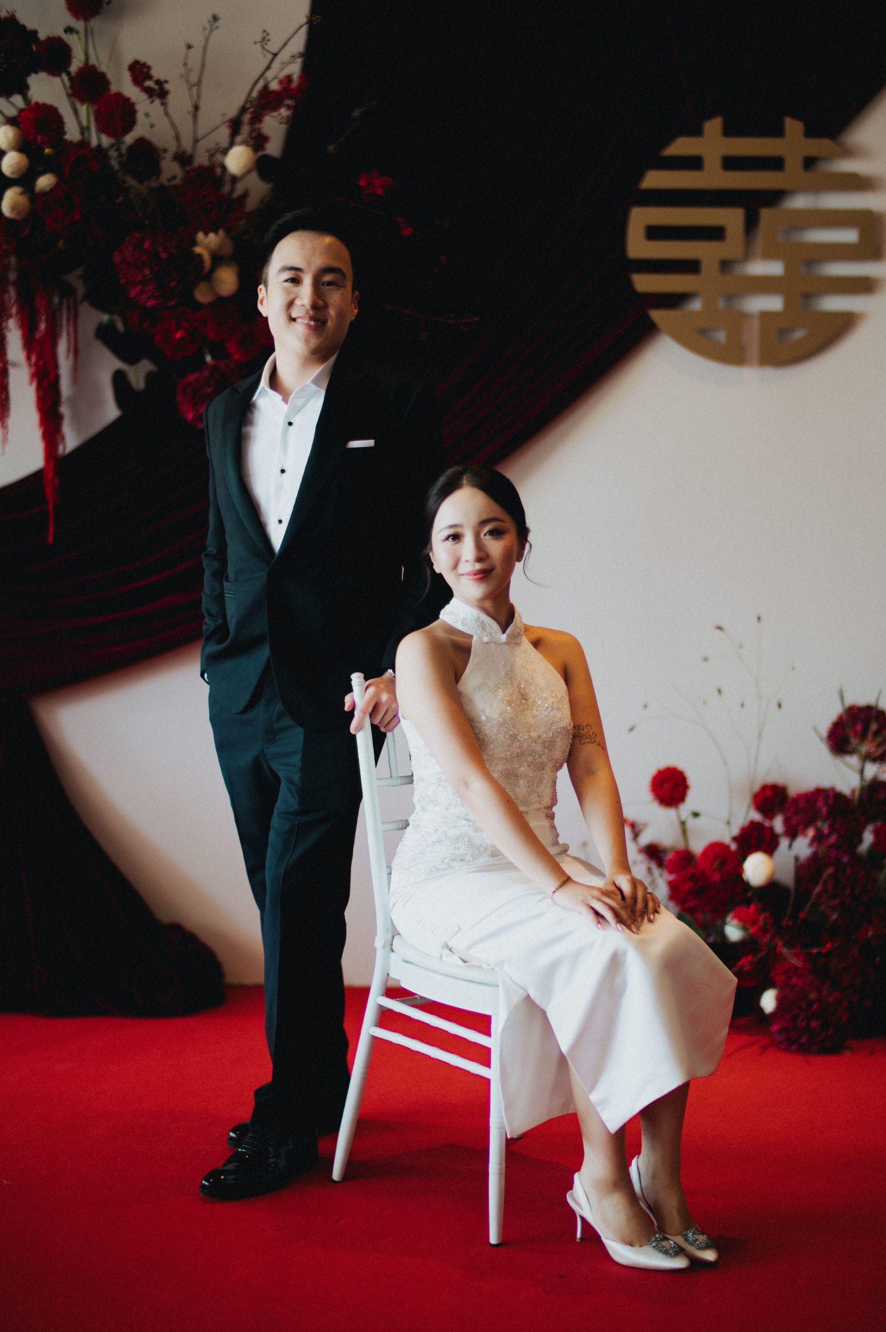 A Dog Portrait on Every Detail &amp; Beauty and the Beast on Saxophone: Gladys &amp; Donovan's Wedding at The Naka Phuket photo