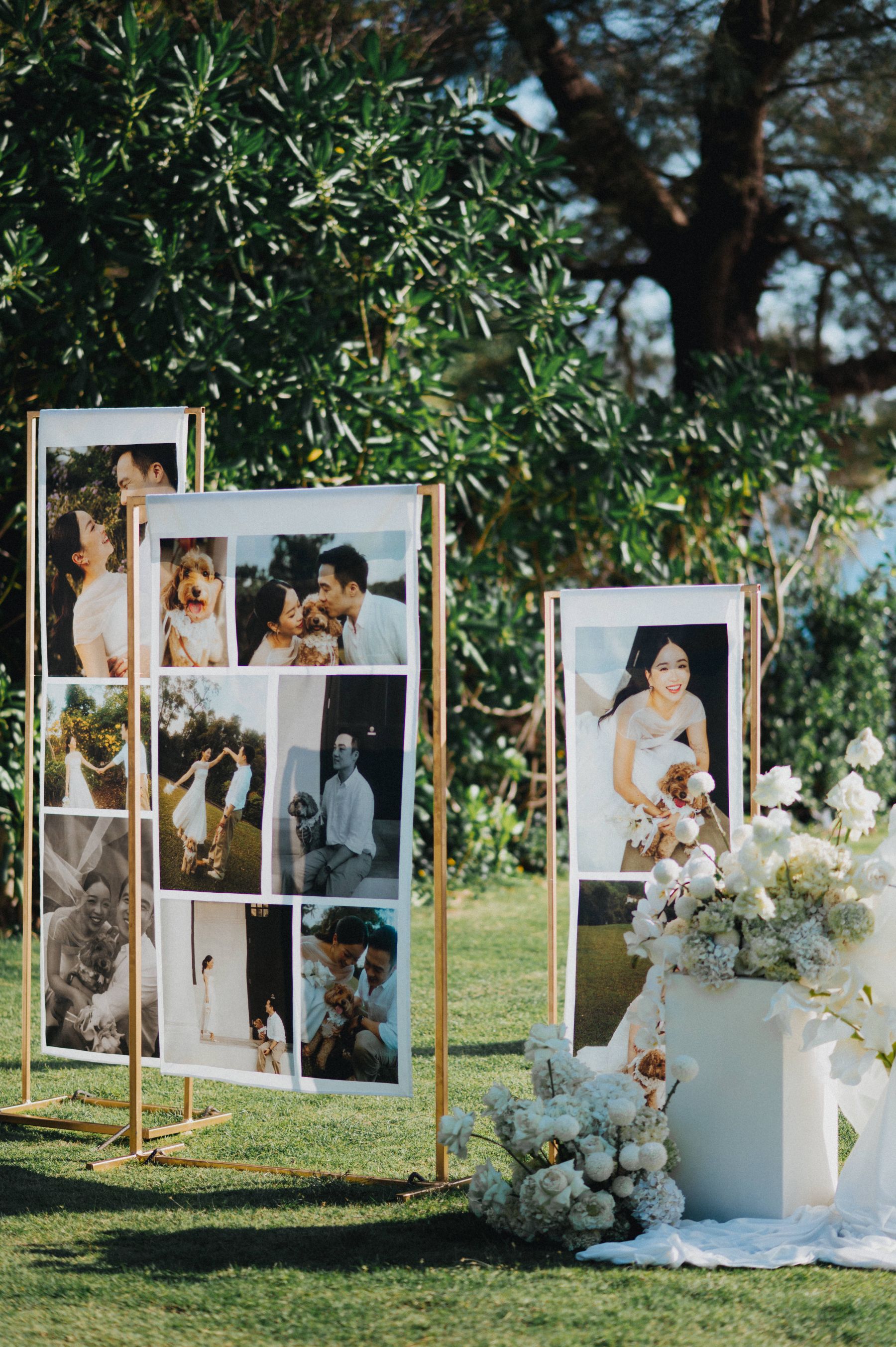 A Dog Portrait on Every Detail &amp; Beauty and the Beast on Saxophone: Gladys &amp; Donovan's Wedding at The Naka Phuket photo