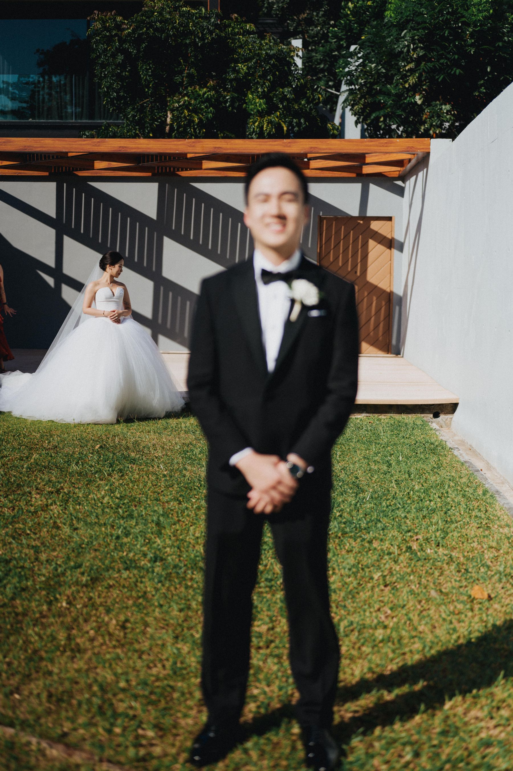 A Dog Portrait on Every Detail &amp; Beauty and the Beast on Saxophone: Gladys &amp; Donovan's Wedding at The Naka Phuket photo