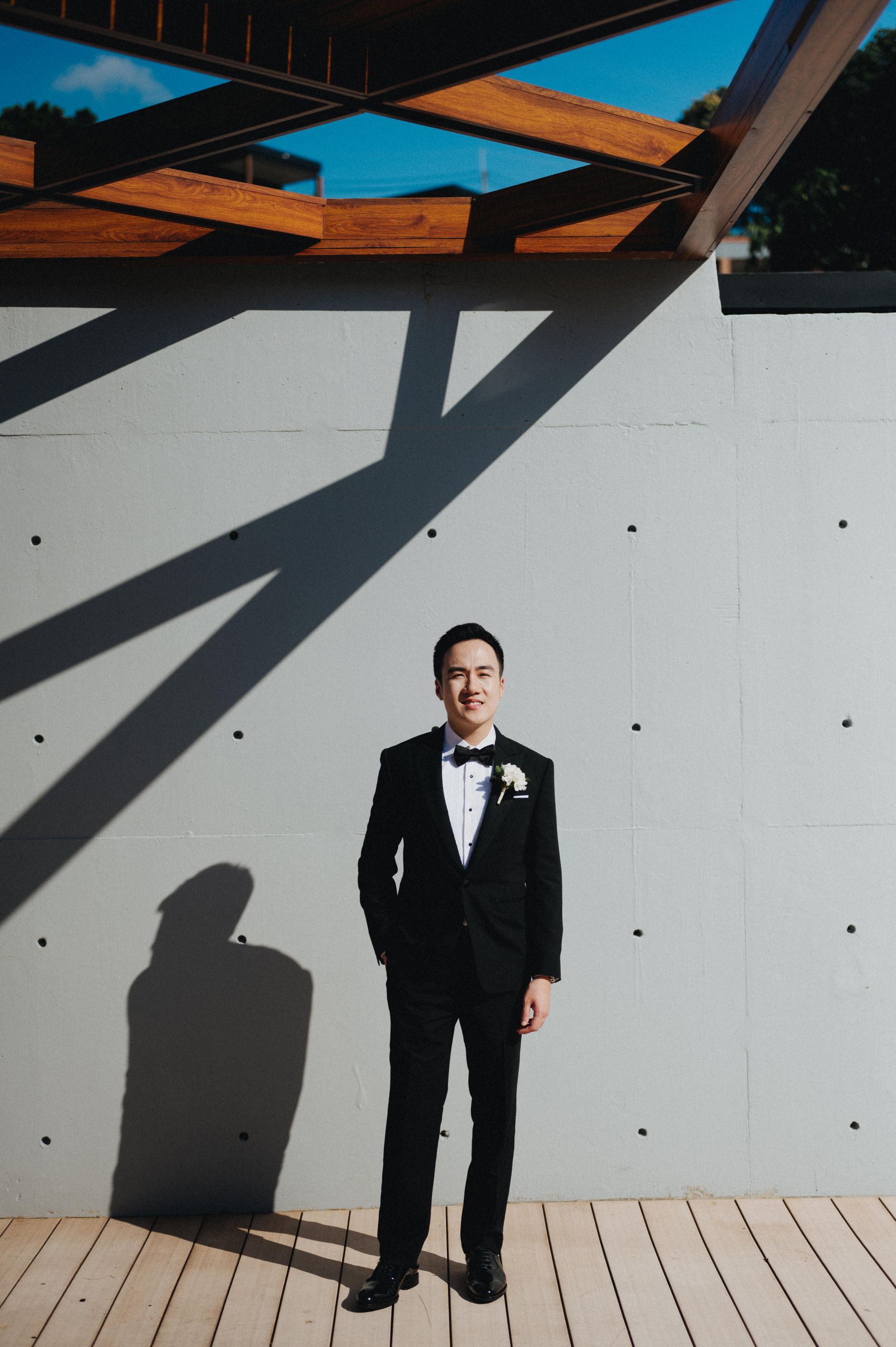 A Dog Portrait on Every Detail &amp; Beauty and the Beast on Saxophone: Gladys &amp; Donovan's Wedding at The Naka Phuket photo