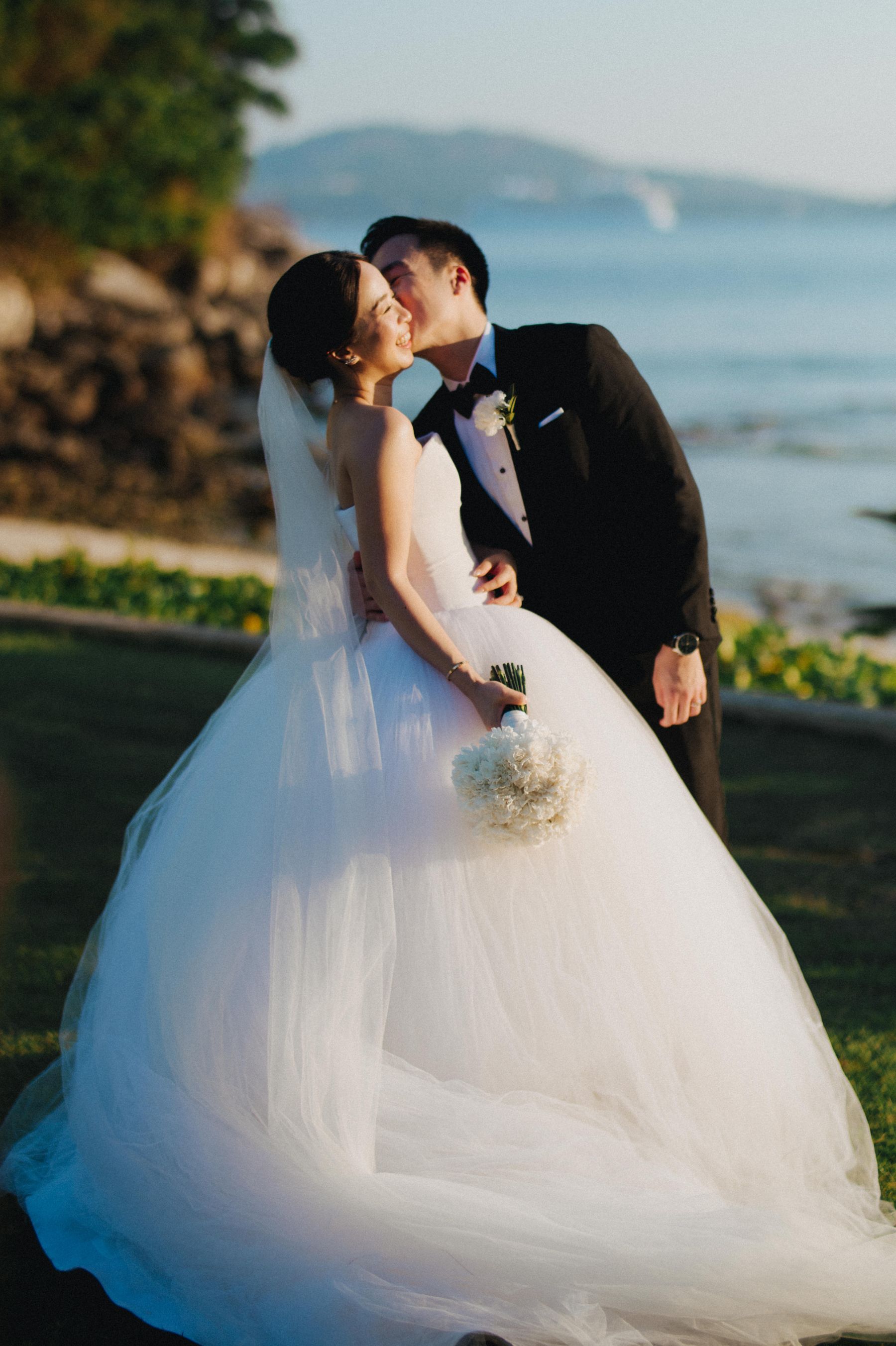 A Dog Portrait on Every Detail &amp; Beauty and the Beast on Saxophone: Gladys &amp; Donovan's Wedding at The Naka Phuket photo