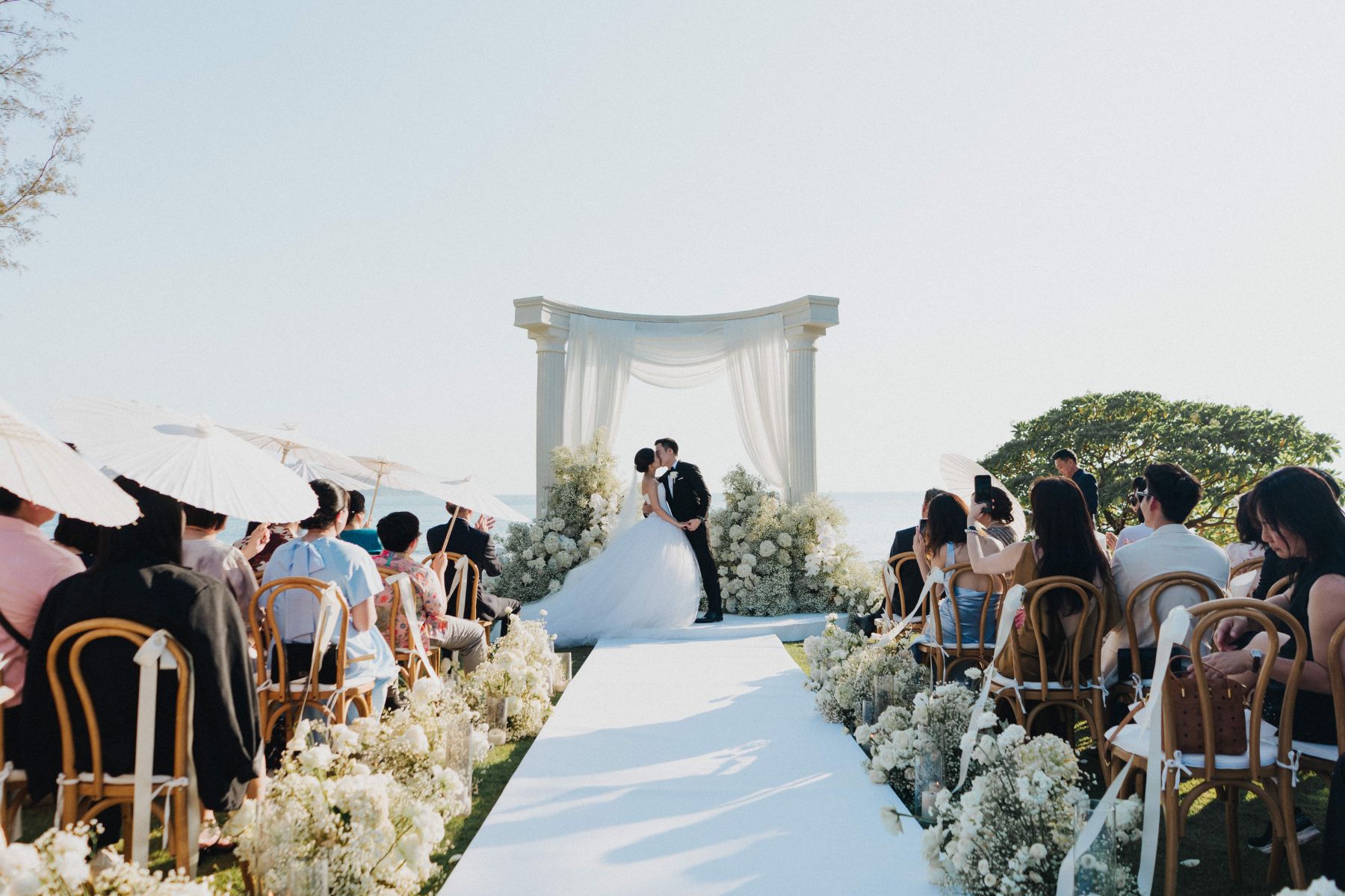 A Dog Portrait on Every Detail &amp; Beauty and the Beast on Saxophone: Gladys &amp; Donovan's Wedding at The Naka Phuket photo