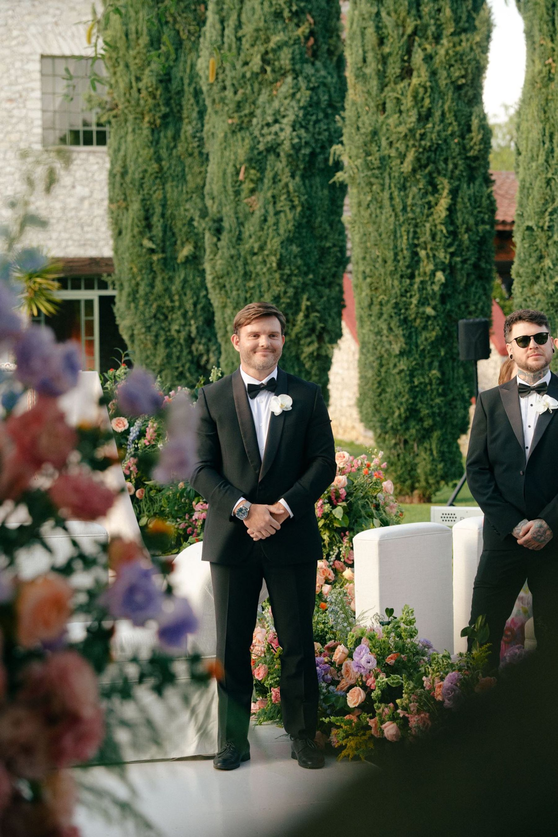 She Saved It on Pinterest at 15. Years Later, She Got Married There: Stefany &amp; Tobias's Wedding at Rancho Las Sabinas photo