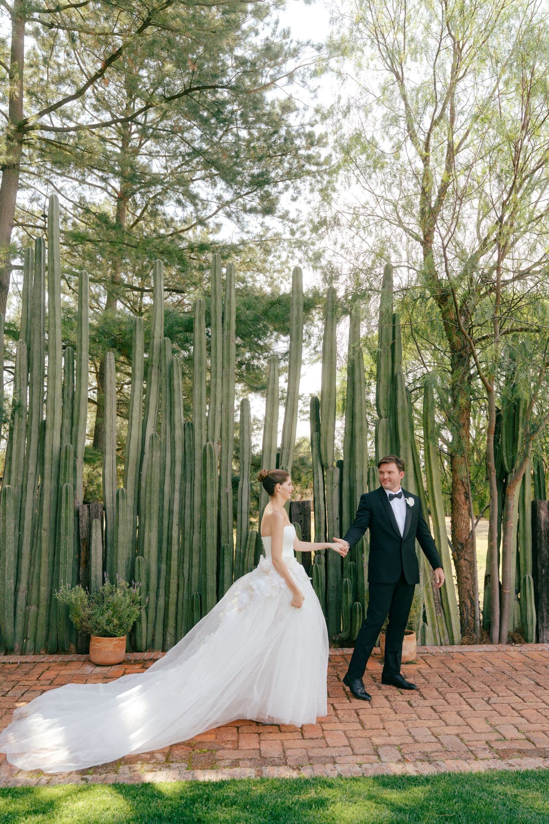 She Saved It on Pinterest at 15. Years Later, She Got Married There: Stefany &amp; Tobias's Wedding at Rancho Las Sabinas photo