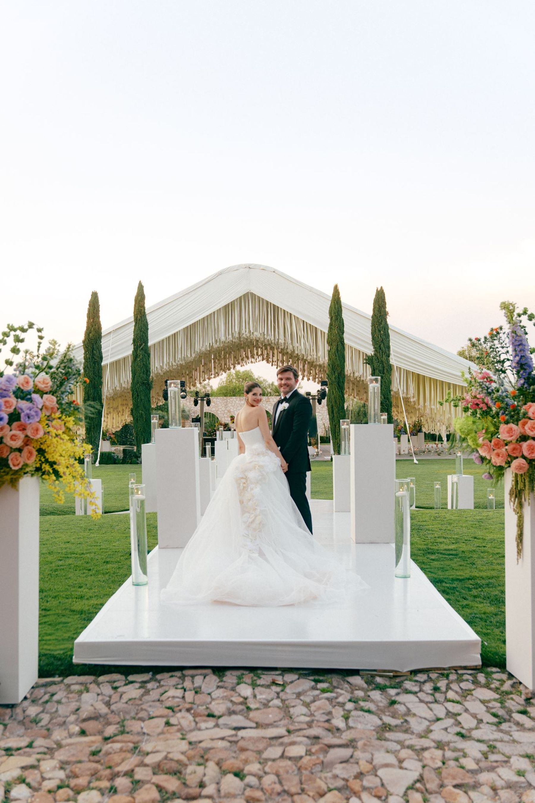 She Saved It on Pinterest at 15. Years Later, She Got Married There: Stefany &amp; Tobias's Wedding at Rancho Las Sabinas photo
