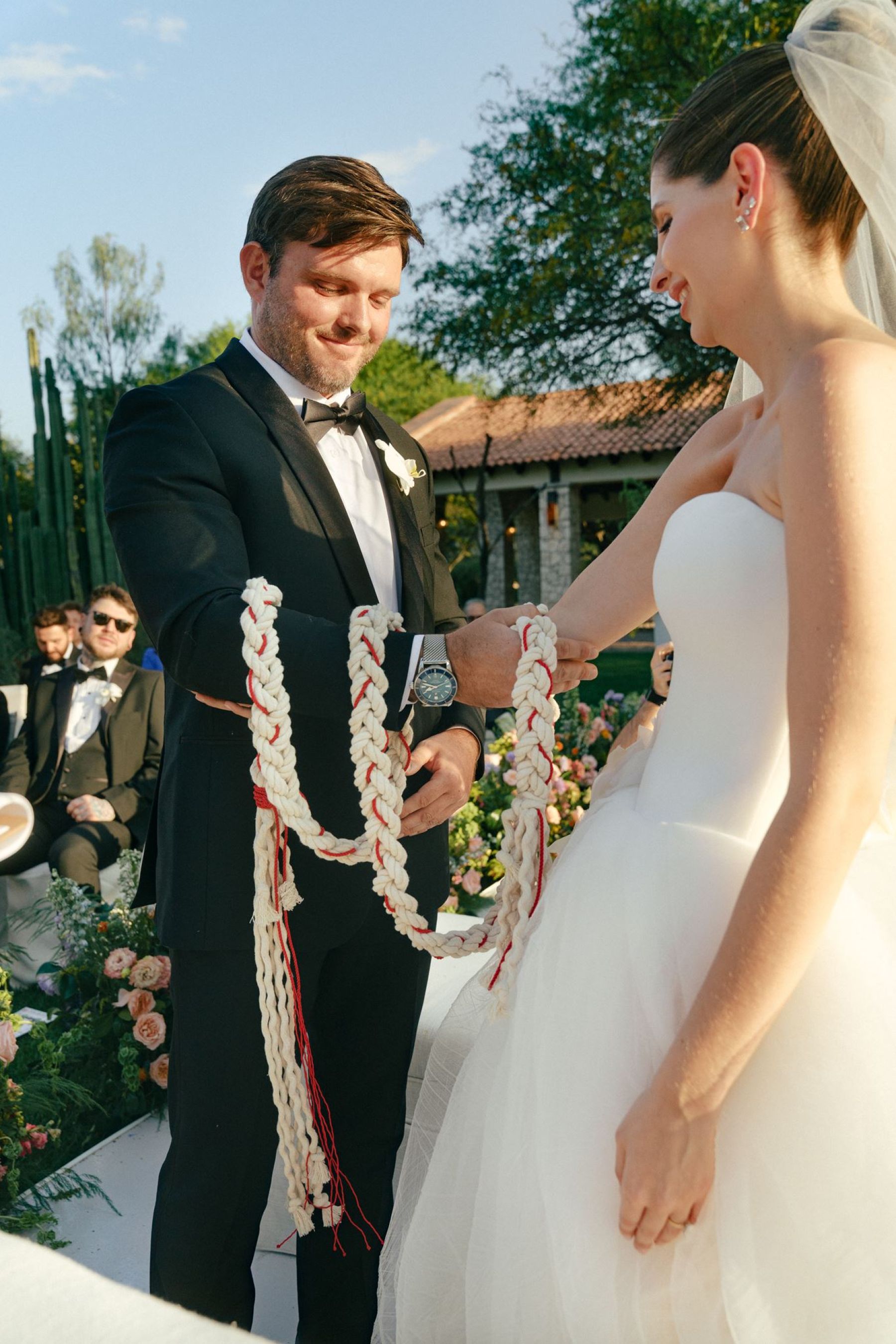 She Saved It on Pinterest at 15. Years Later, She Got Married There: Stefany &amp; Tobias's Wedding at Rancho Las Sabinas photo