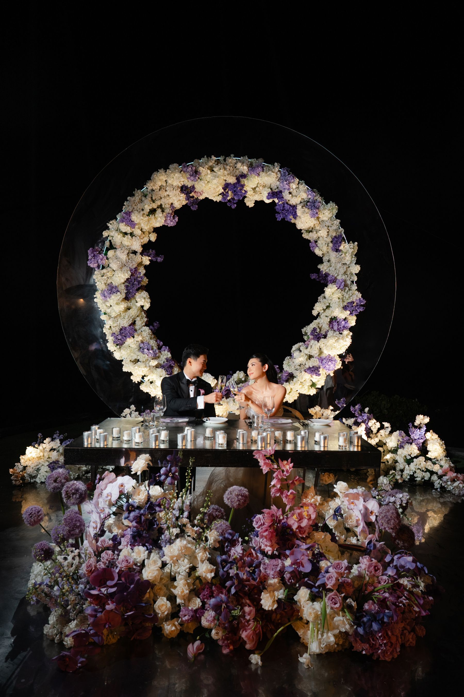 A Mirrored Aisle and a Bali Sky: Nouva &amp; Hary's Wedding at Six Senses Uluwatu photo