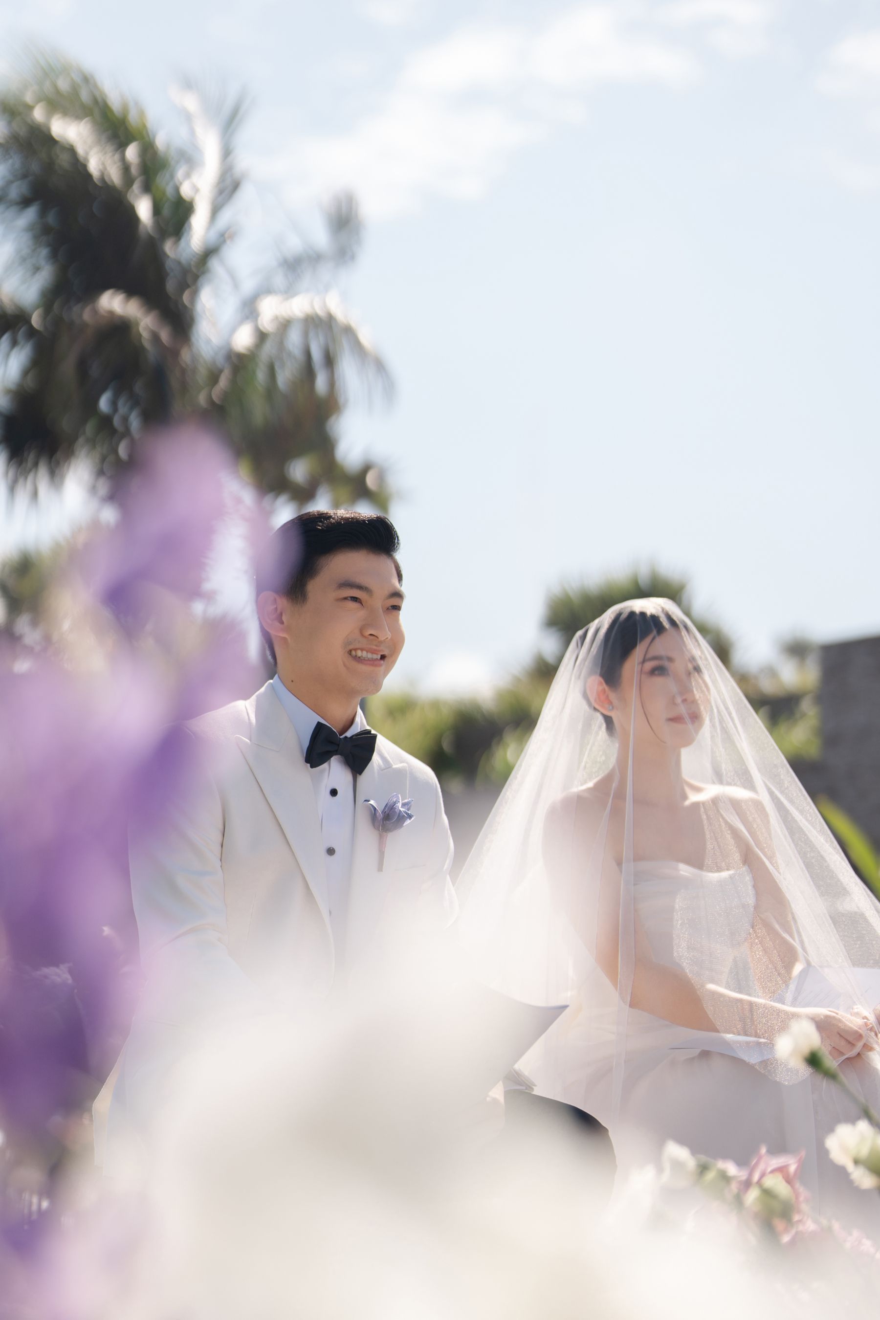 A Mirrored Aisle and a Bali Sky: Nouva &amp; Hary's Wedding at Six Senses Uluwatu photo