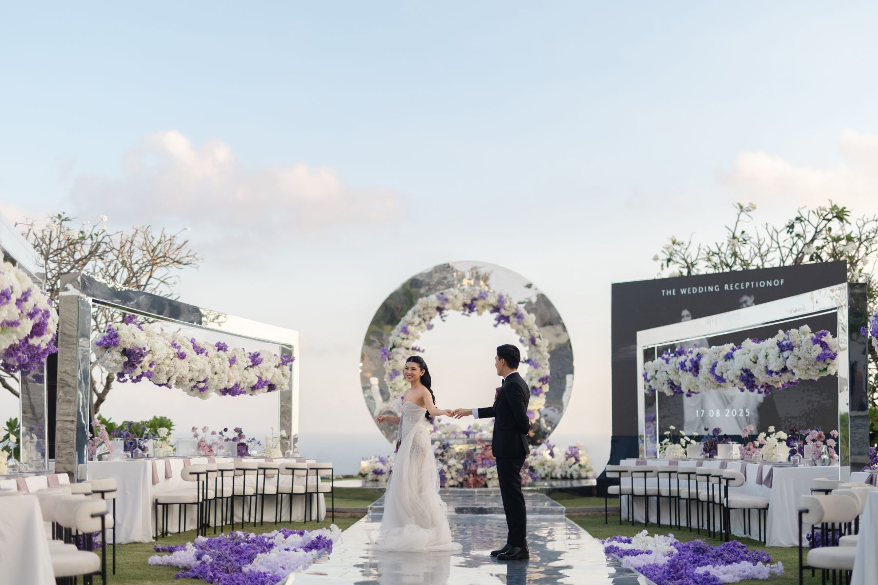 A Mirrored Aisle and a Bali Sky: Nouva &amp; Hary's Wedding at Six Senses Uluwatu photo