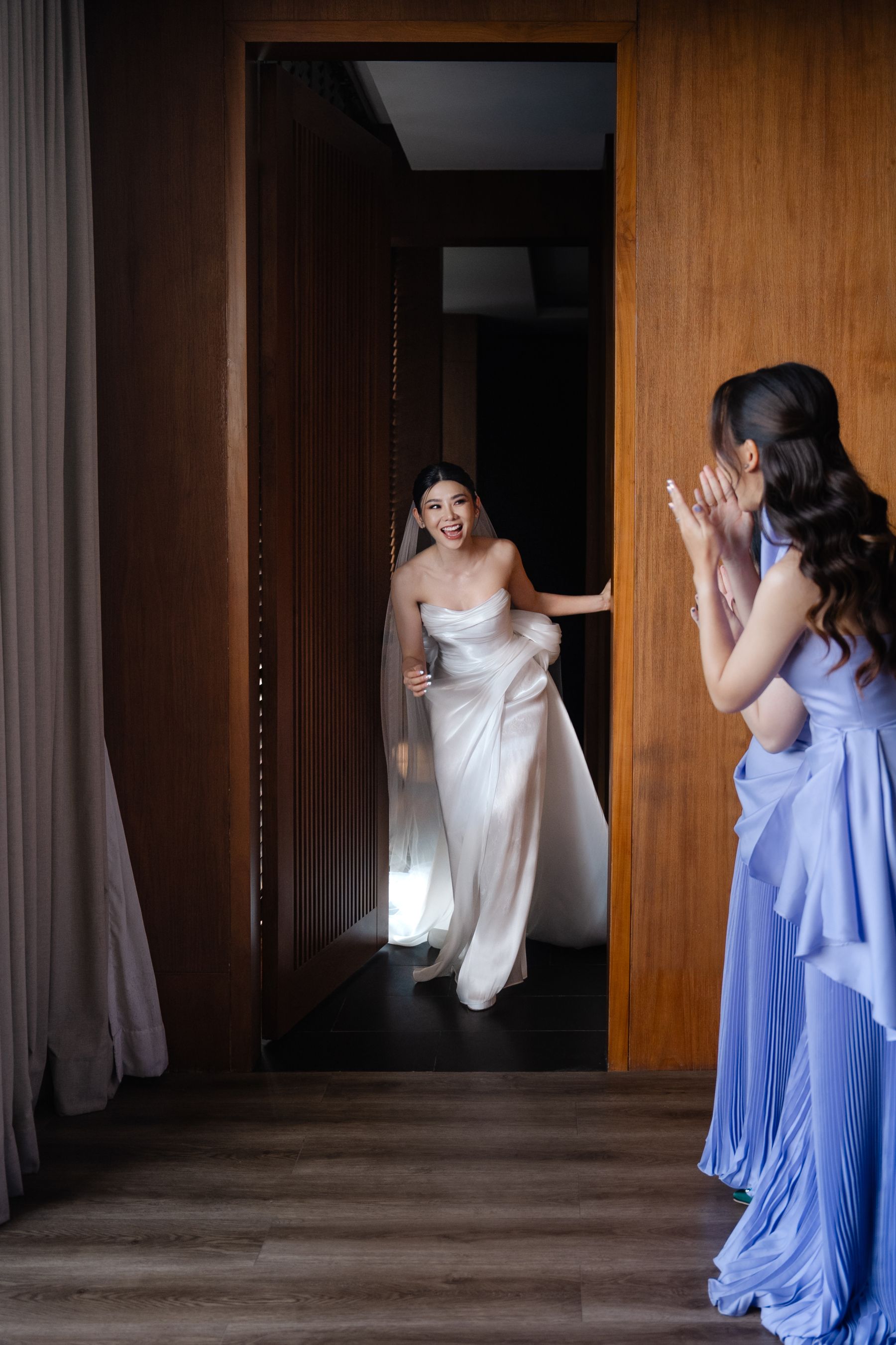 A Mirrored Aisle and a Bali Sky: Nouva &amp; Hary's Wedding at Six Senses Uluwatu photo