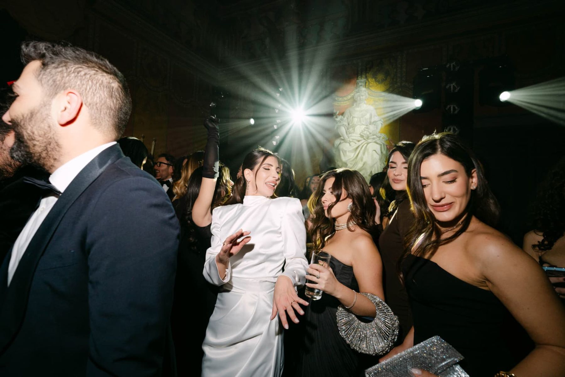 Candlelight, Burgundy, and a Michelin-Starred Feast: Filly &amp; Antonio's Wedding at Castello Lancellotti photo