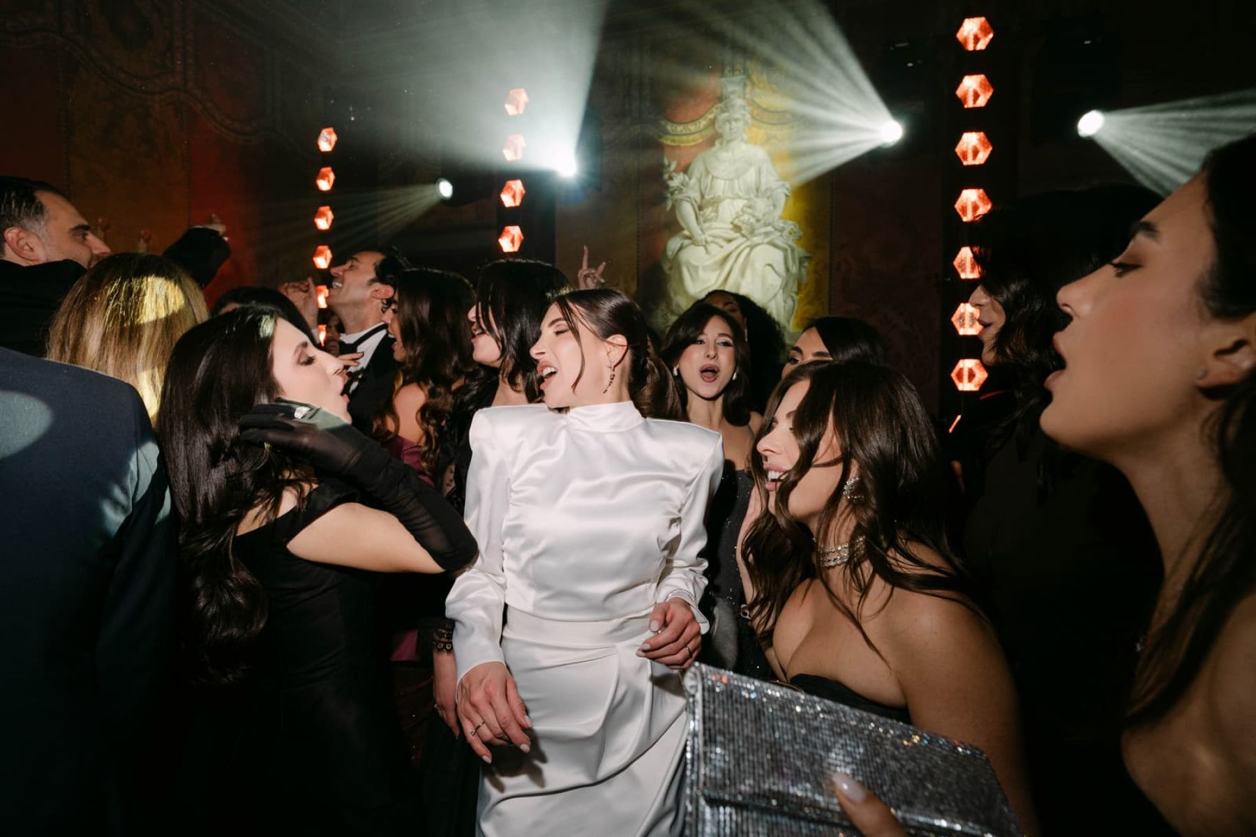 Candlelight, Burgundy, and a Michelin-Starred Feast: Filly &amp; Antonio's Wedding at Castello Lancellotti photo