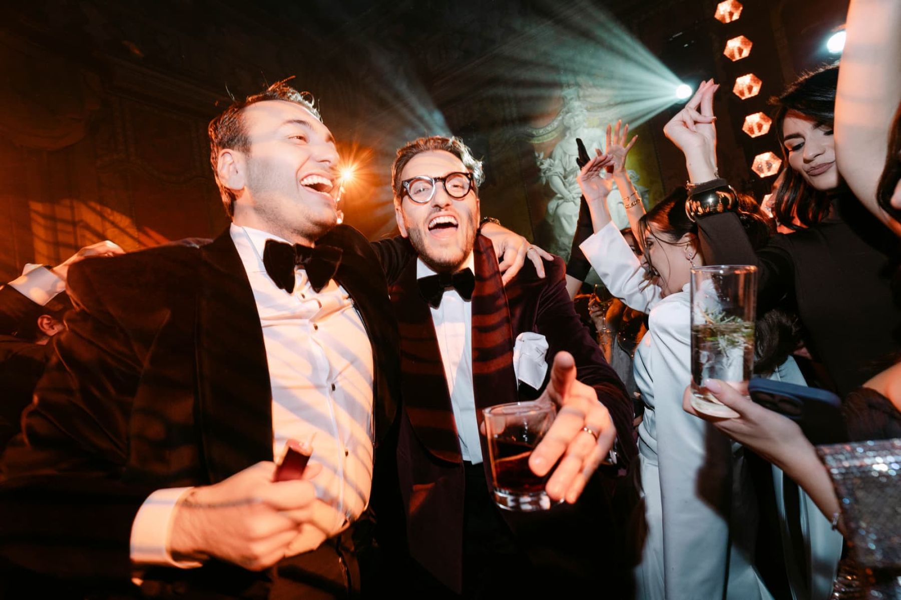 Candlelight, Burgundy, and a Michelin-Starred Feast: Filly &amp; Antonio's Wedding at Castello Lancellotti photo