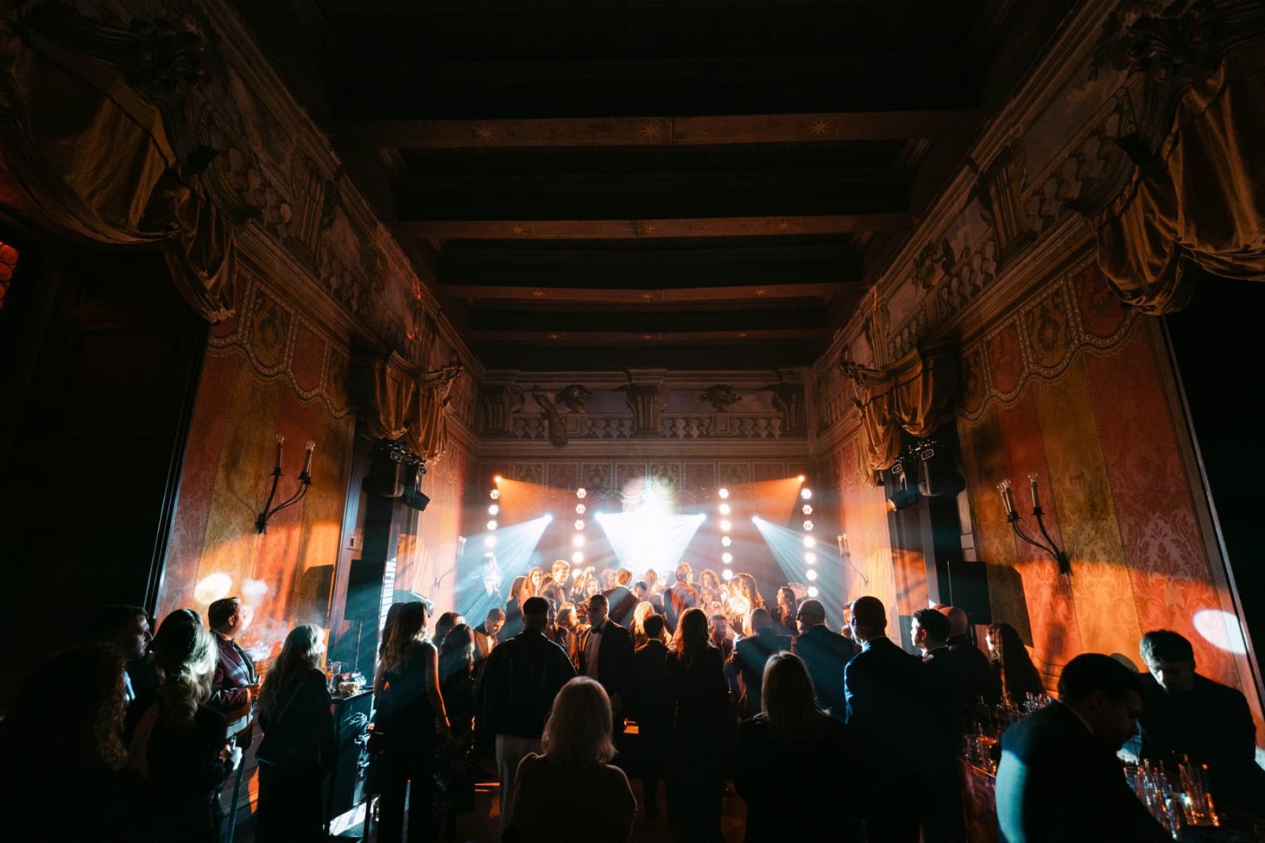 Candlelight, Burgundy, and a Michelin-Starred Feast: Filly &amp; Antonio's Wedding at Castello Lancellotti photo