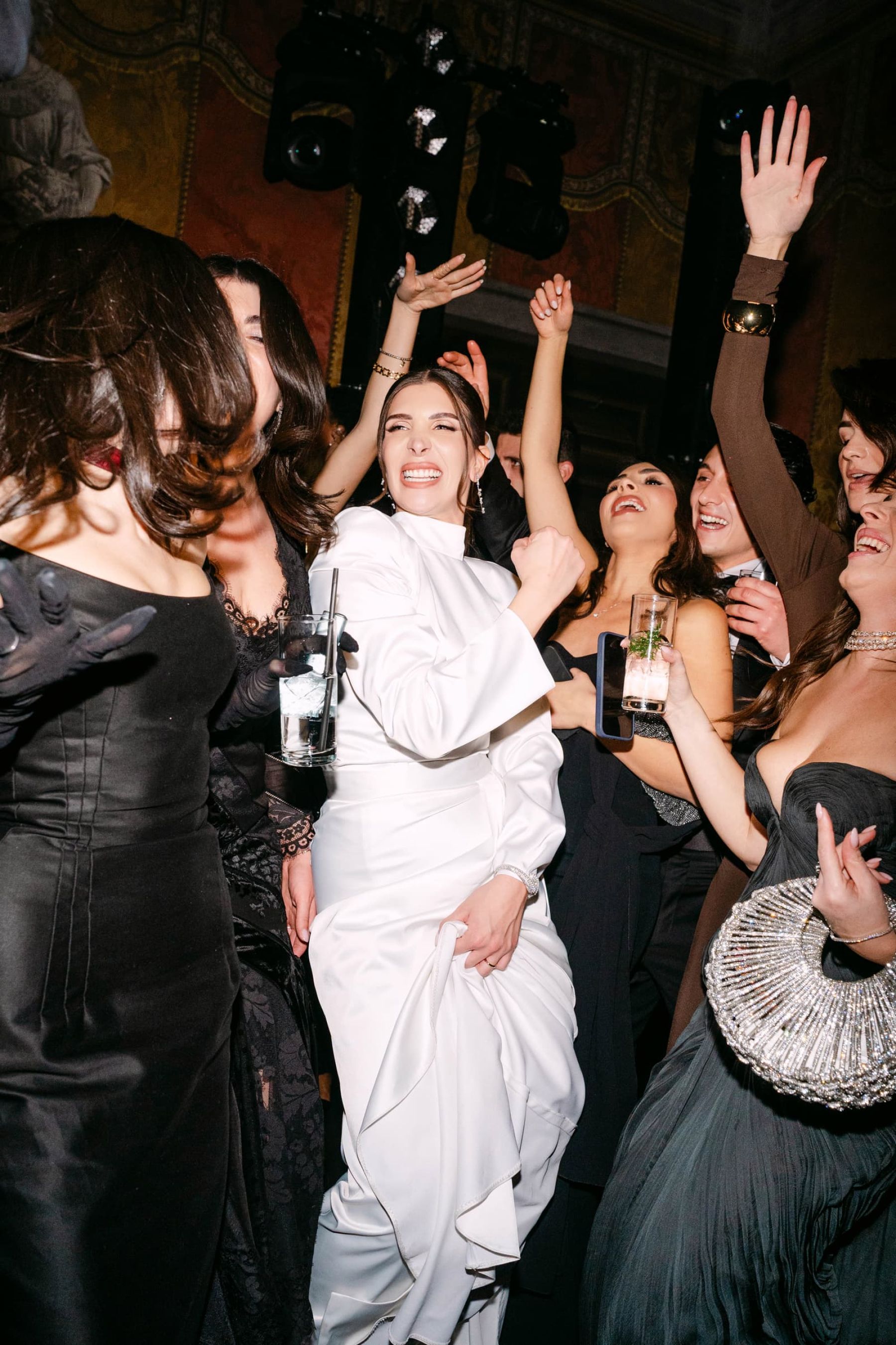 Candlelight, Burgundy, and a Michelin-Starred Feast: Filly &amp; Antonio's Wedding at Castello Lancellotti photo