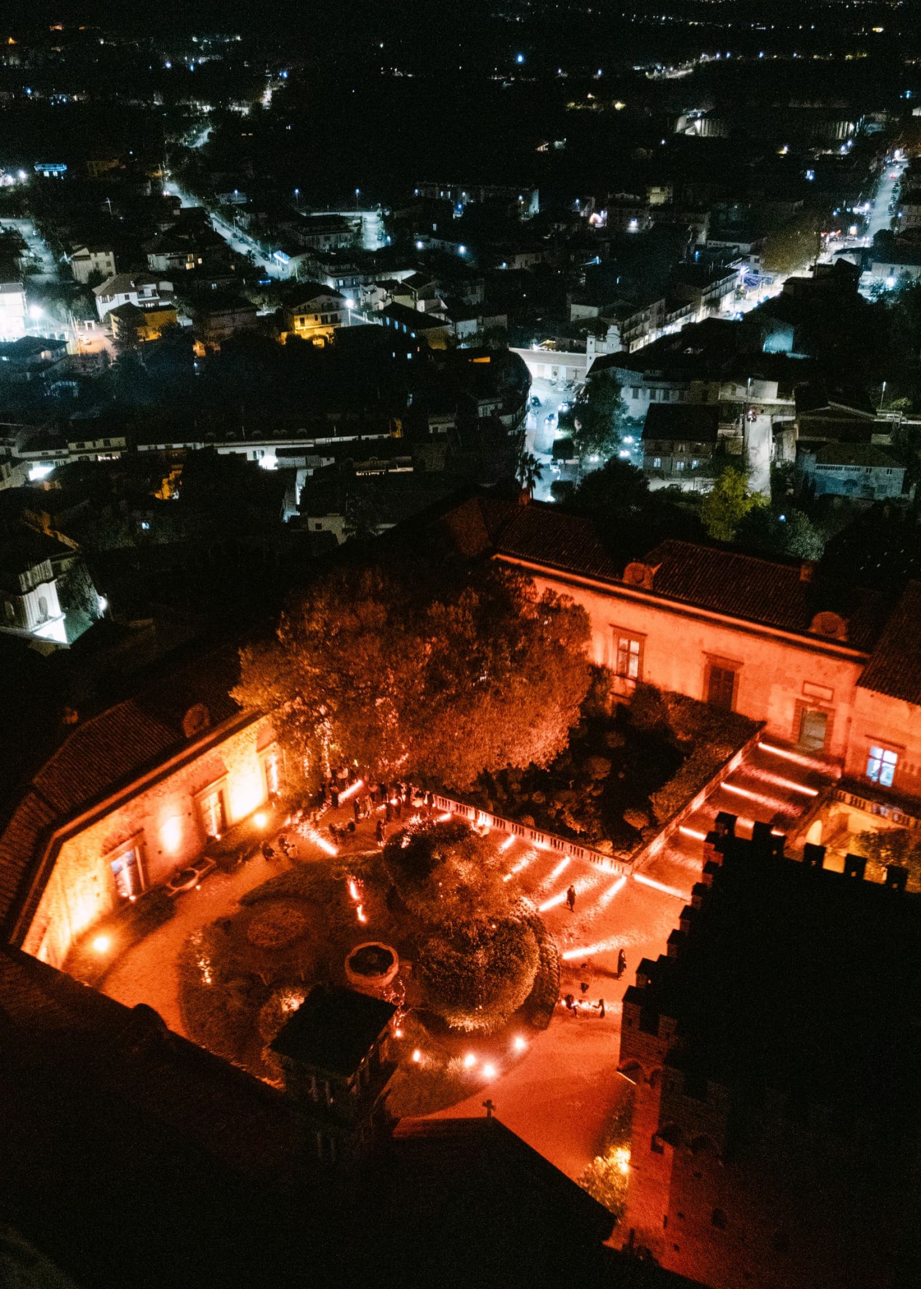 Candlelight, Burgundy, and a Michelin-Starred Feast: Filly &amp; Antonio's Wedding at Castello Lancellotti photo