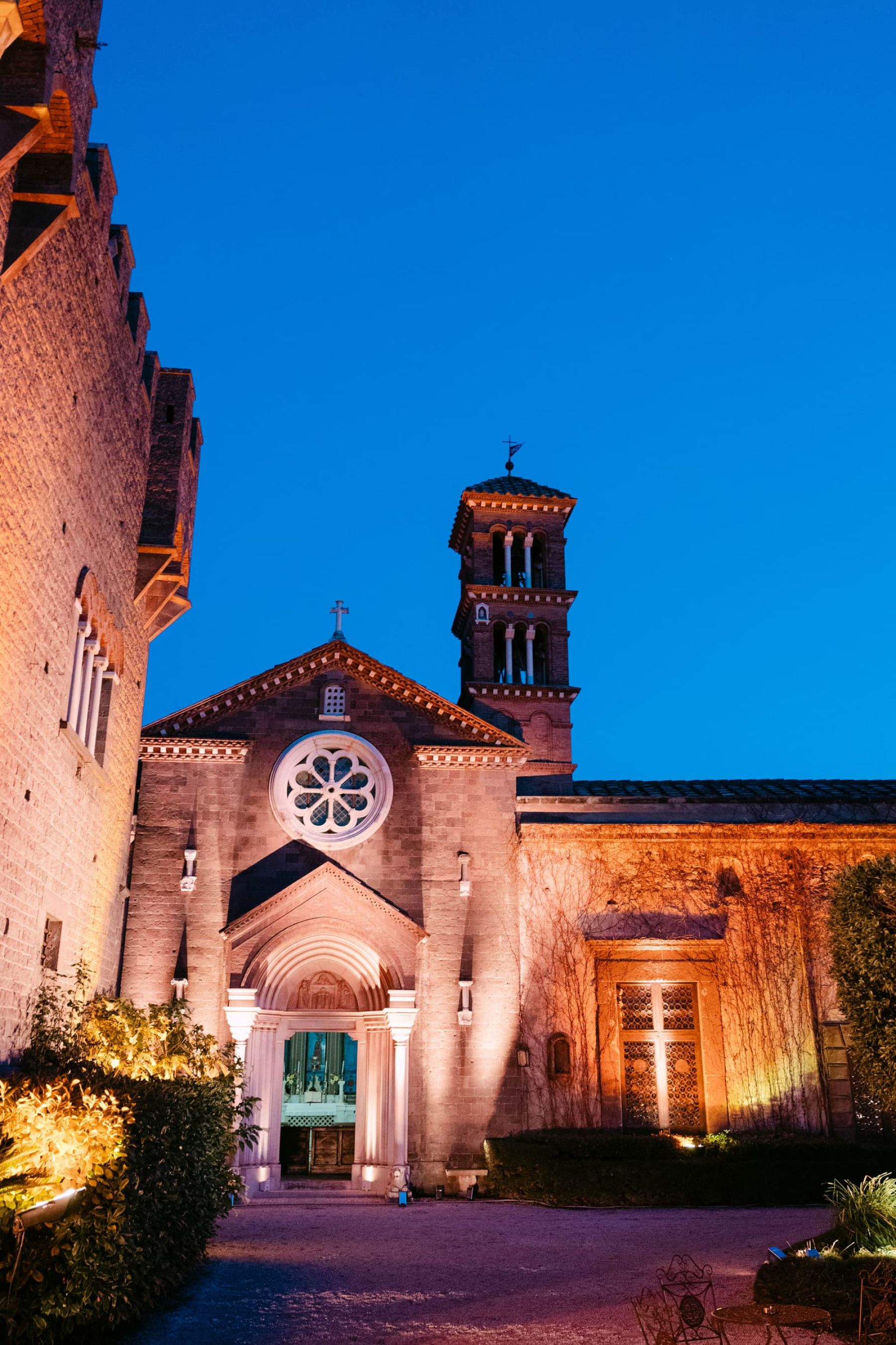 Candlelight, Burgundy, and a Michelin-Starred Feast: Filly &amp; Antonio's Wedding at Castello Lancellotti photo