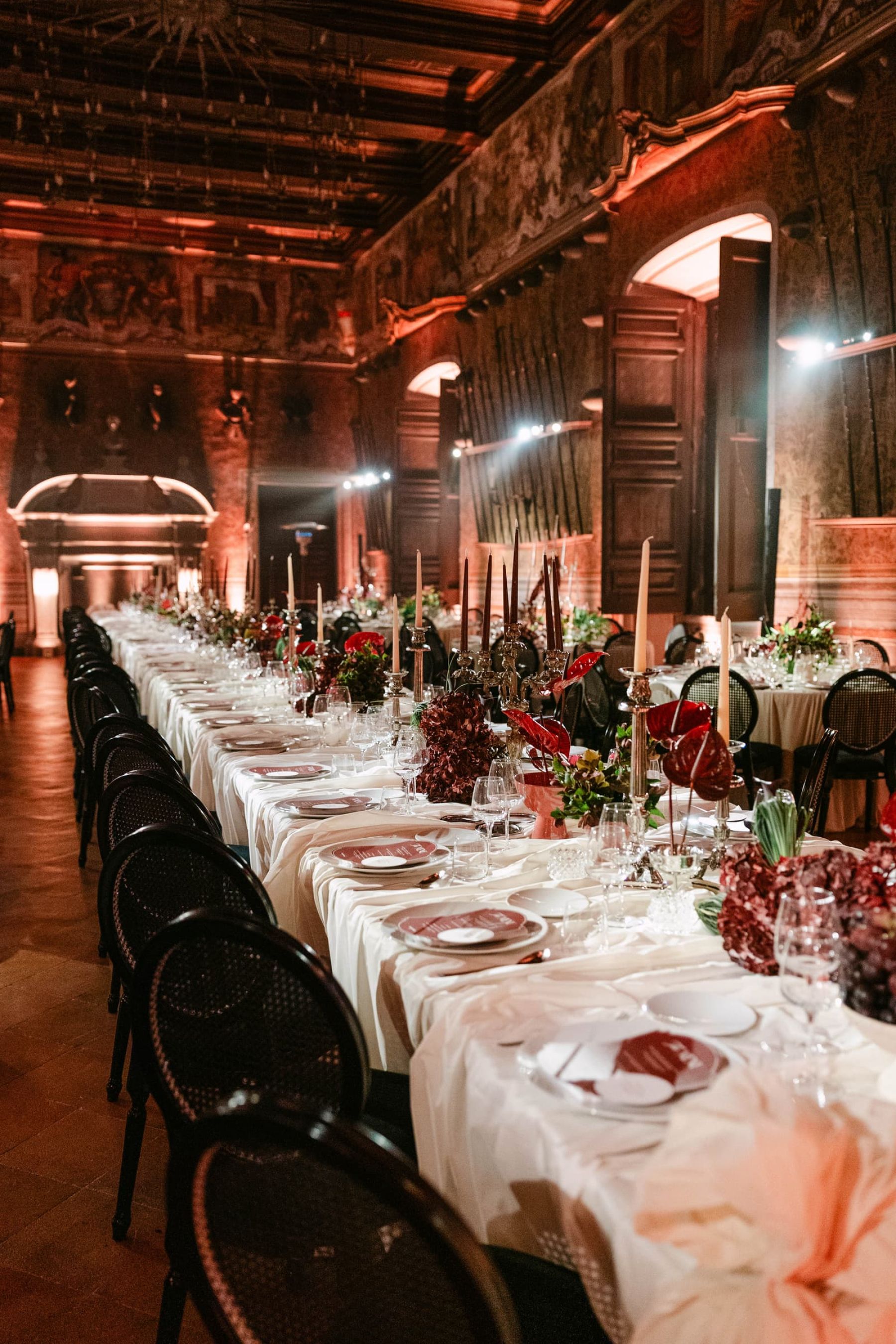 Candlelight, Burgundy, and a Michelin-Starred Feast: Filly &amp; Antonio's Wedding at Castello Lancellotti photo