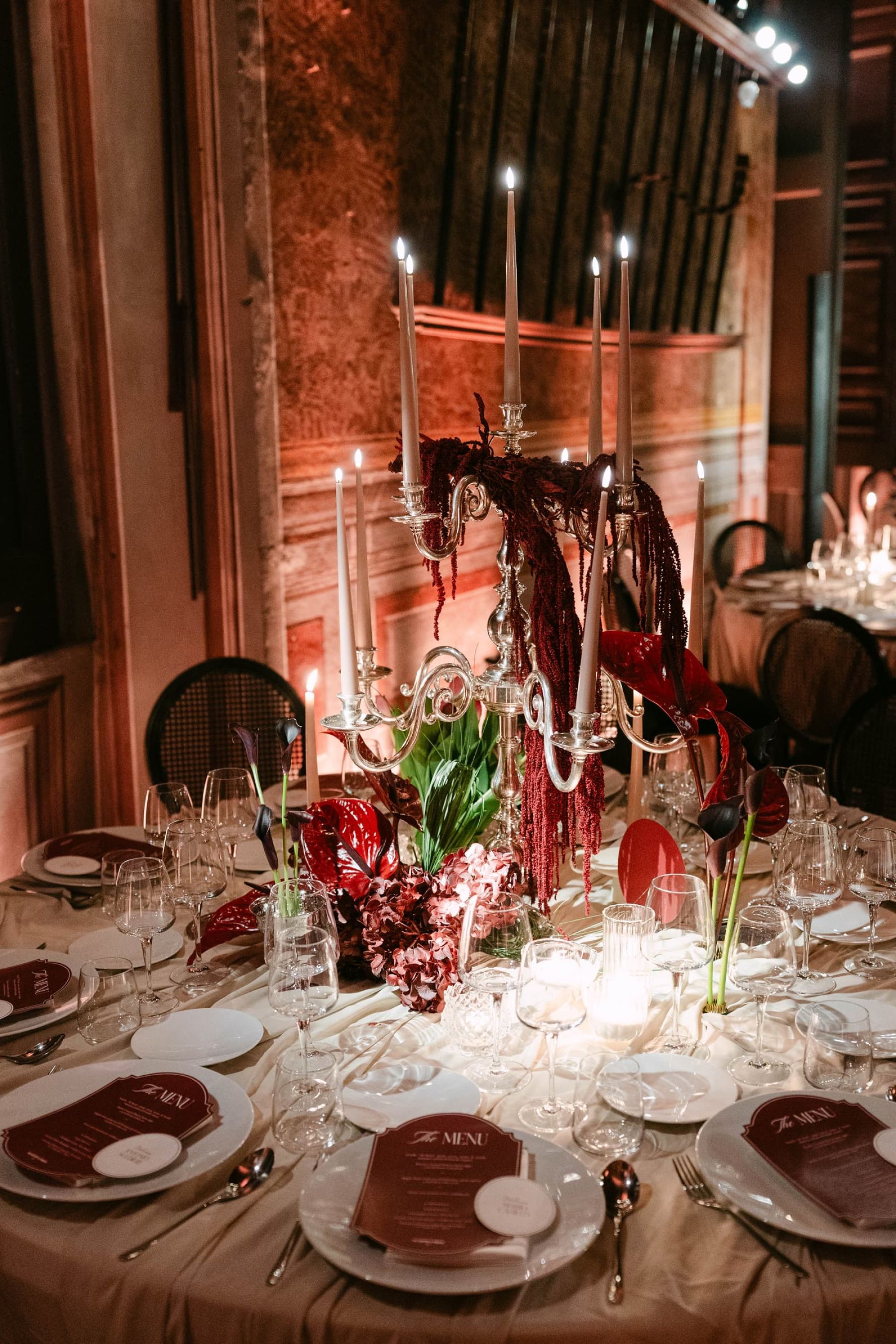 Candlelight, Burgundy, and a Michelin-Starred Feast: Filly &amp; Antonio's Wedding at Castello Lancellotti photo
