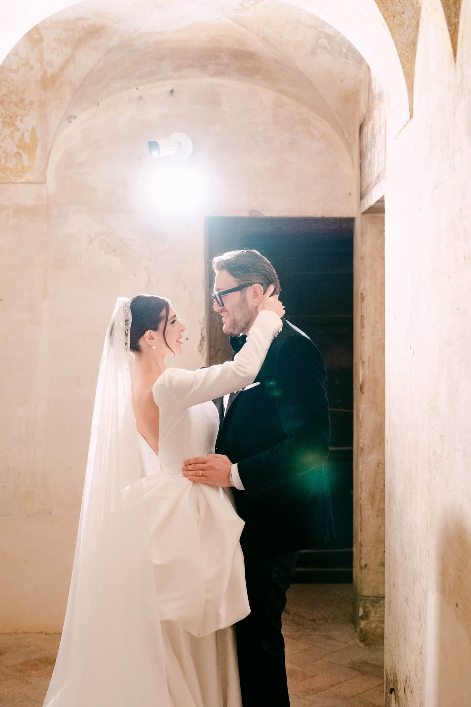 Candlelight, Burgundy, and a Michelin-Starred Feast: Filly &amp; Antonio's Wedding at Castello Lancellotti photo