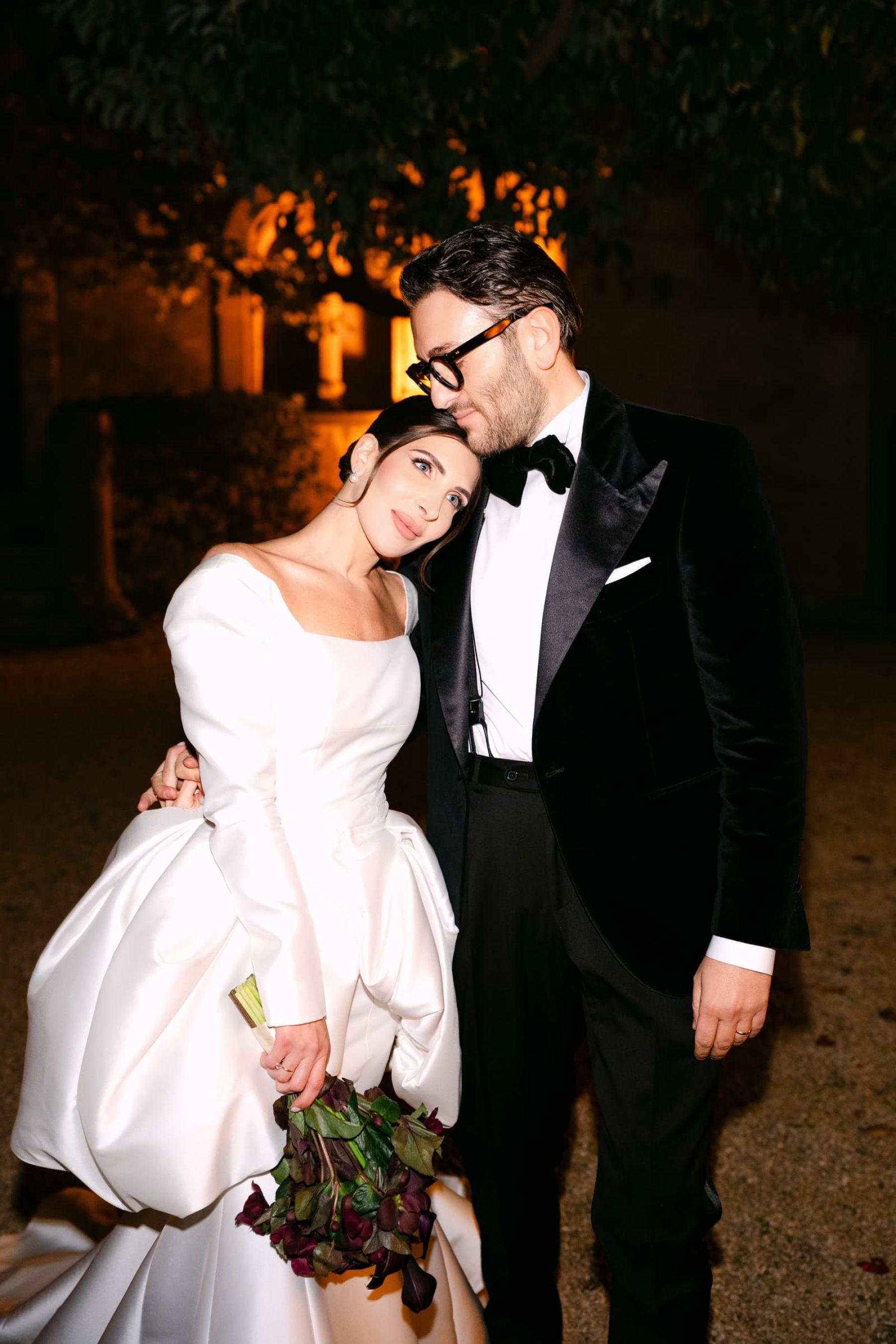 Candlelight, Burgundy, and a Michelin-Starred Feast: Filly &amp; Antonio's Wedding at Castello Lancellotti photo
