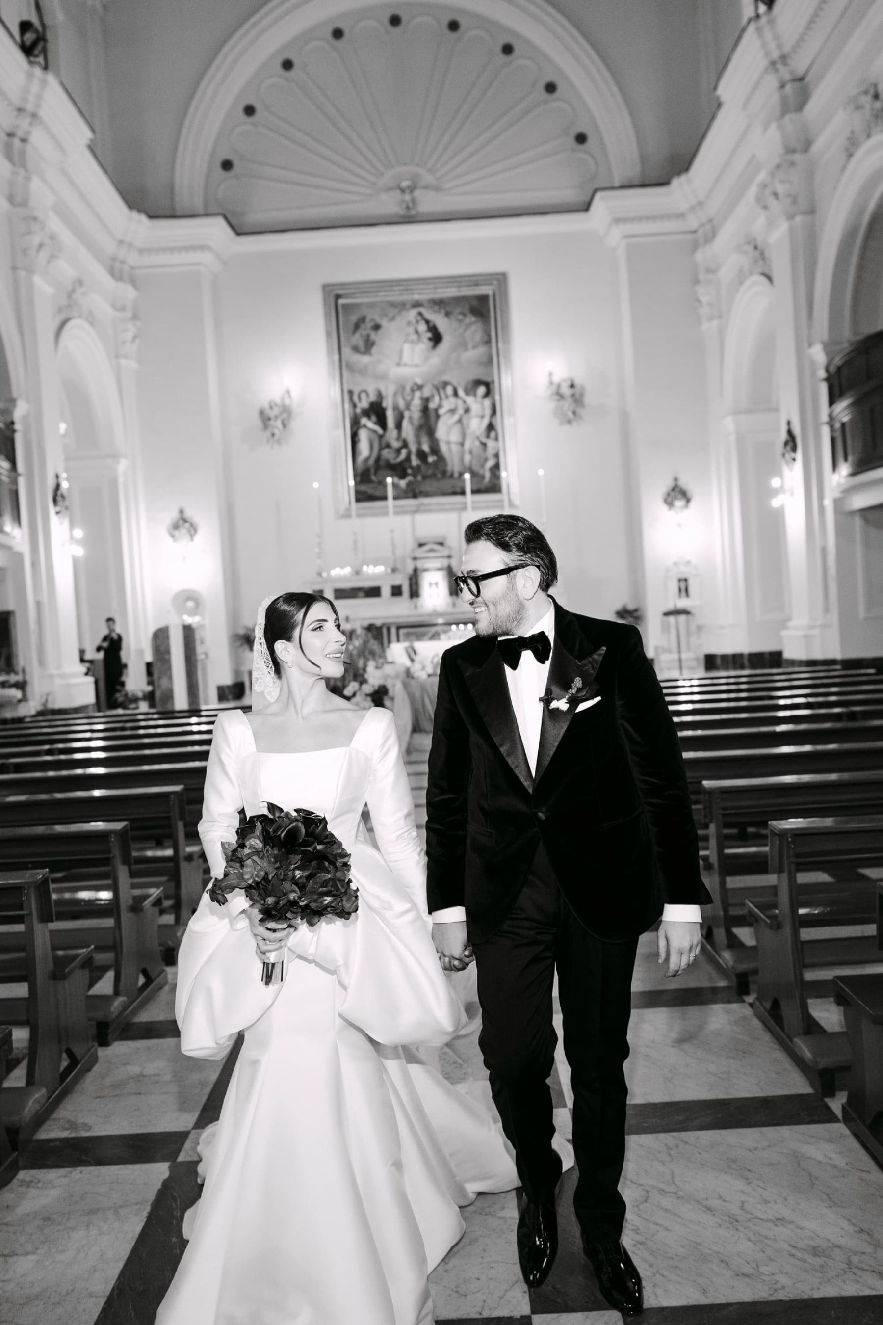 Candlelight, Burgundy, and a Michelin-Starred Feast: Filly &amp; Antonio's Wedding at Castello Lancellotti photo