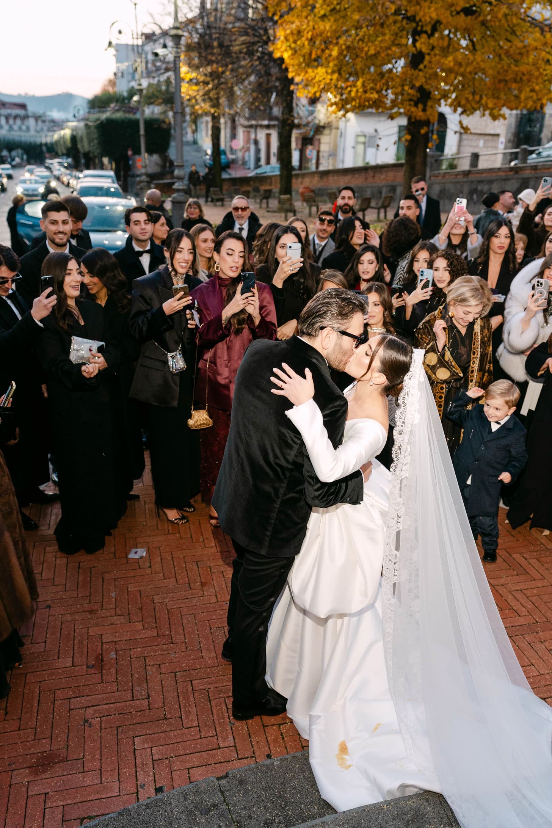 Candlelight, Burgundy, and a Michelin-Starred Feast: Filly &amp; Antonio's Wedding at Castello Lancellotti photo