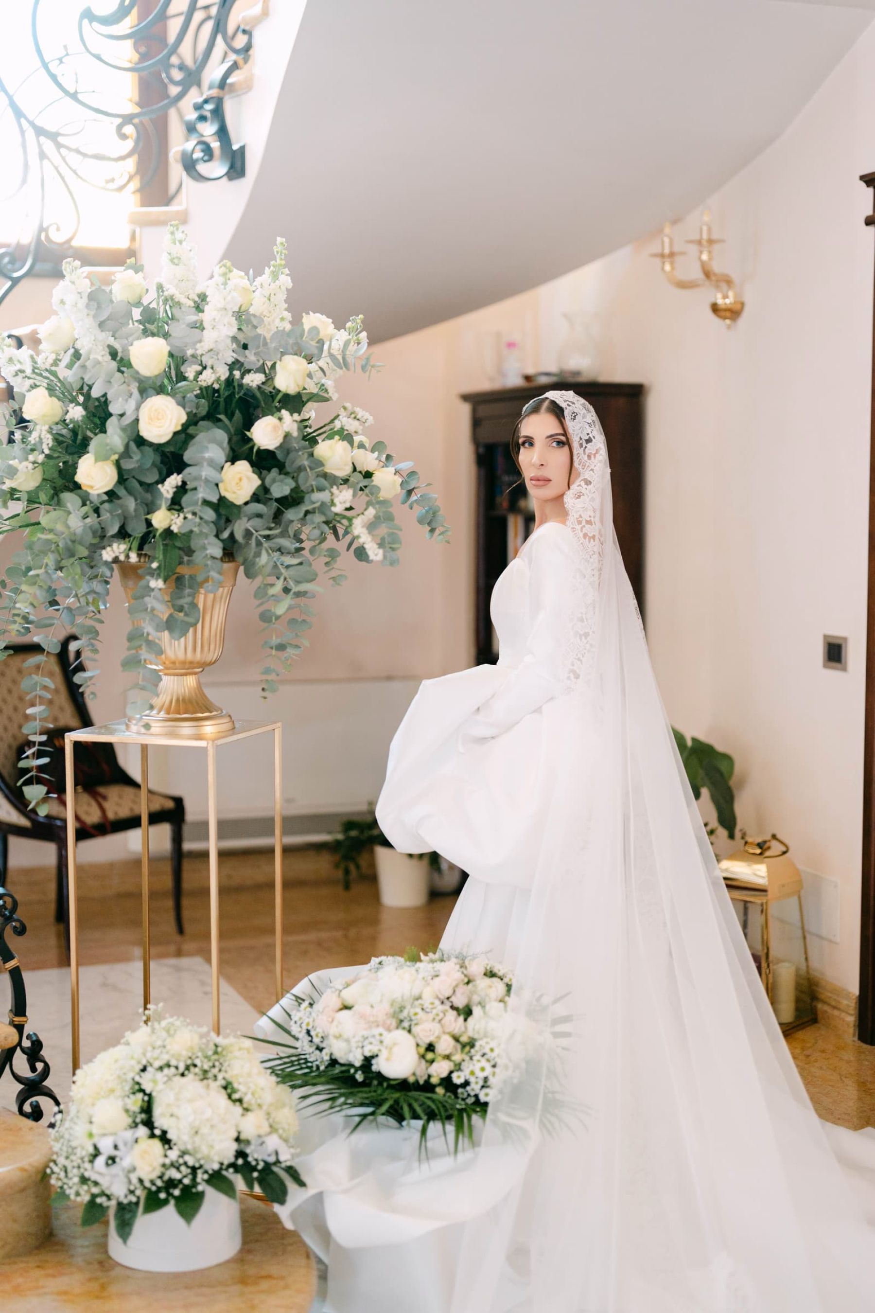 Candlelight, Burgundy, and a Michelin-Starred Feast: Filly &amp; Antonio's Wedding at Castello Lancellotti photo