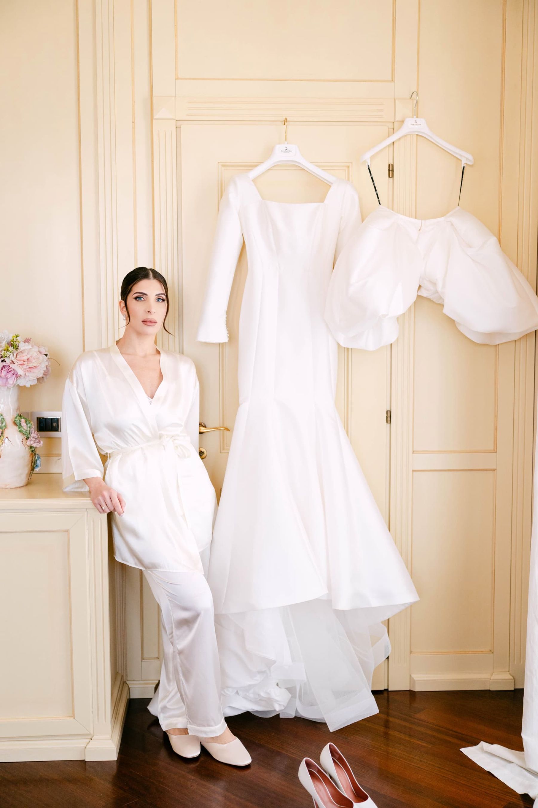 Candlelight, Burgundy, and a Michelin-Starred Feast: Filly &amp; Antonio's Wedding at Castello Lancellotti photo