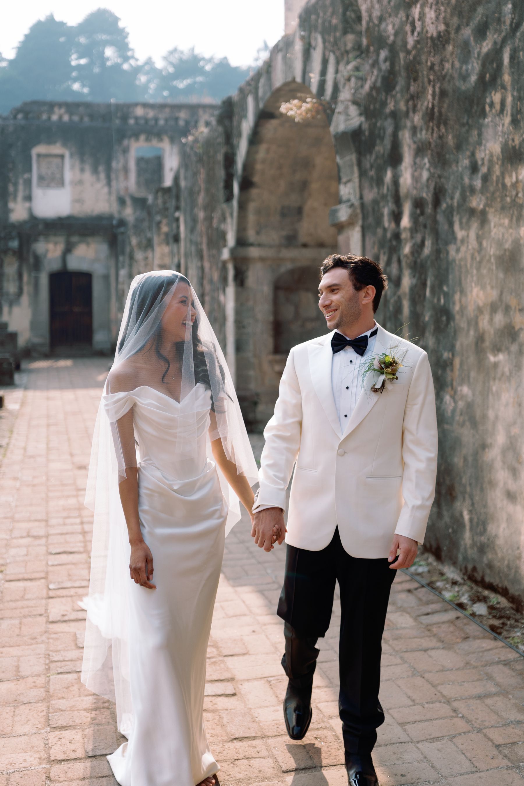 From Bali to a Decaying Mexican Convent: Farihin &amp; Ryder's Wedding at Ex Convento Desierto de los Leones photo